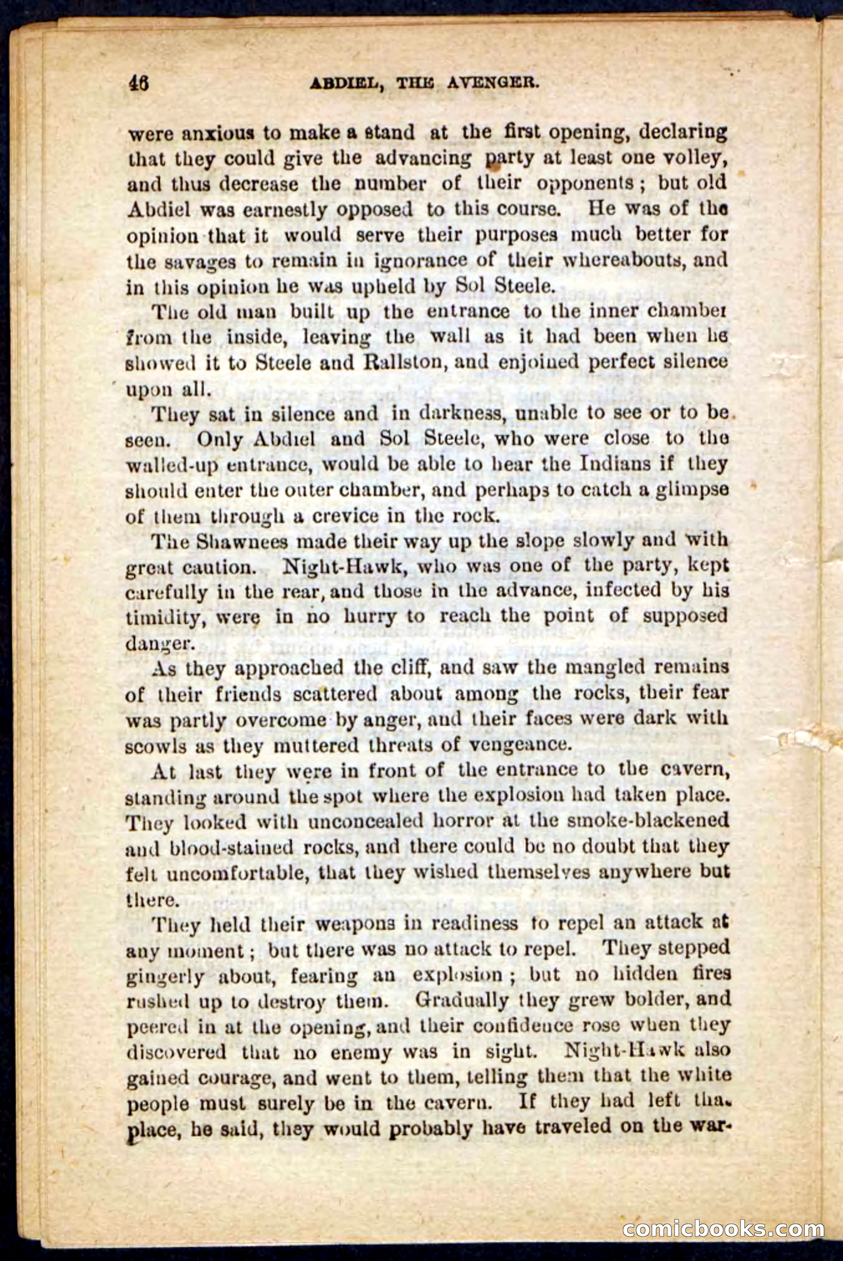 Beadle's Pocket Novels No. 117: Abdiel, the Avenger — page 42 of 100