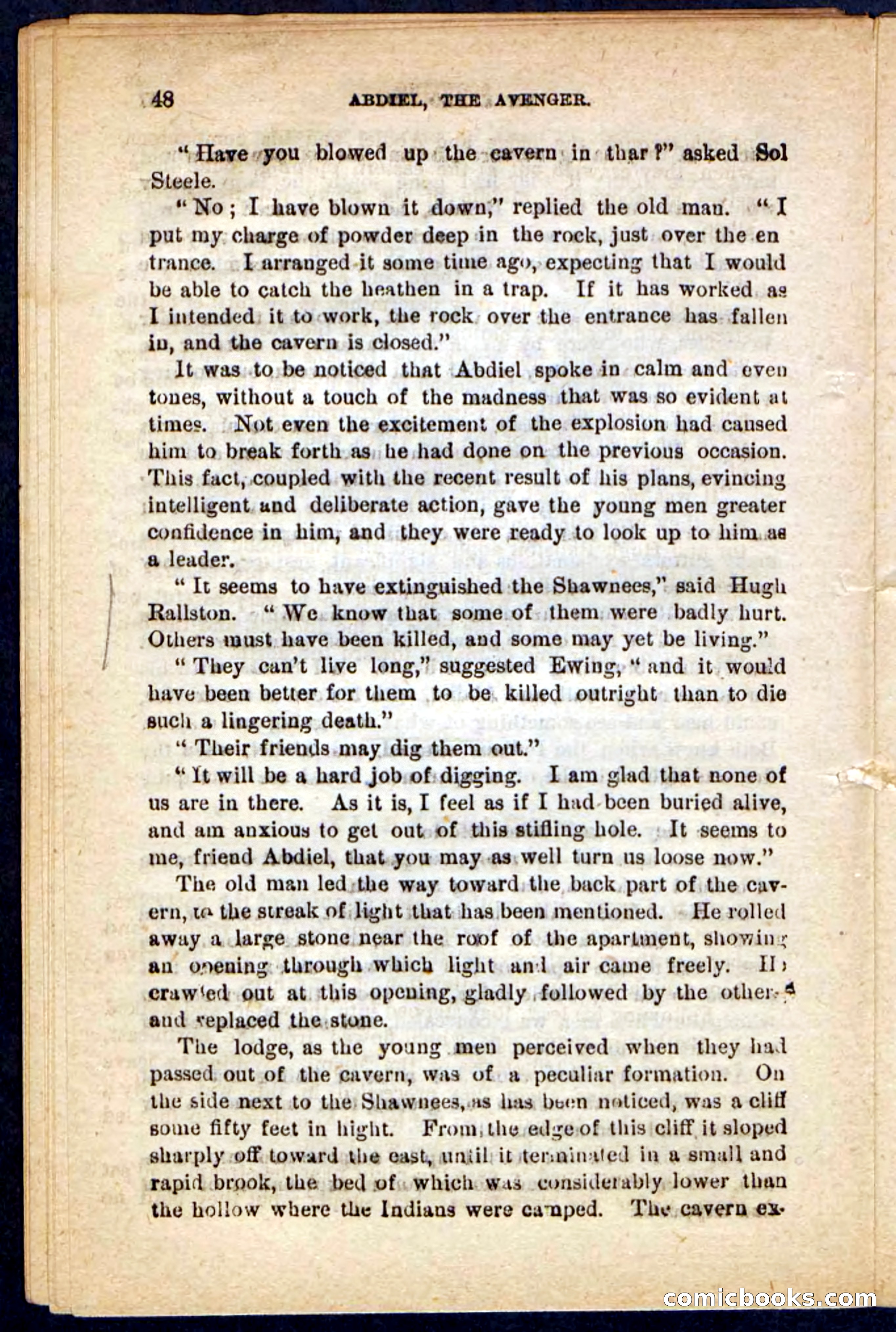 Beadle's Pocket Novels No. 117: Abdiel, the Avenger — page 44 of 100