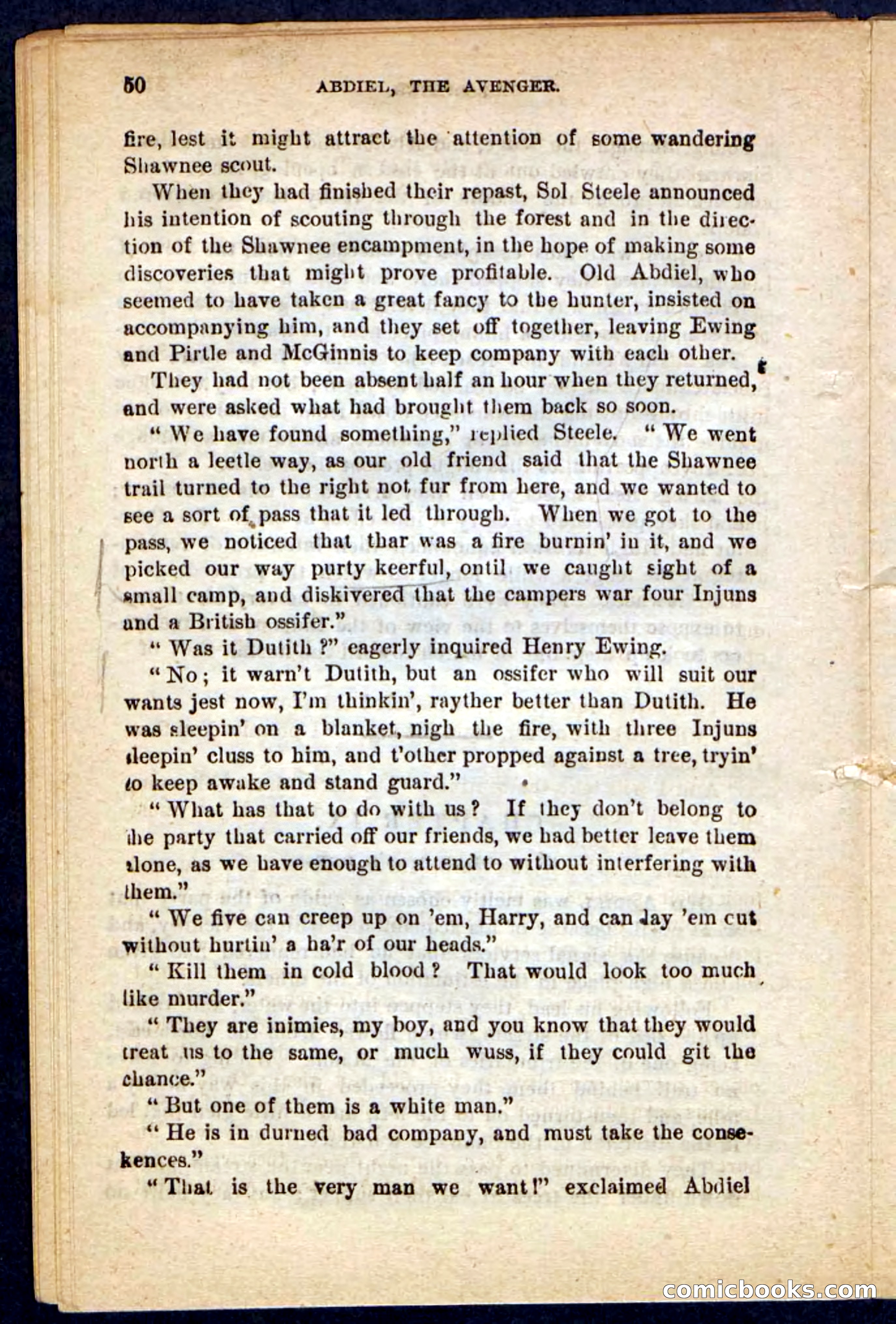 Beadle's Pocket Novels No. 117: Abdiel, the Avenger — page 46 of 100