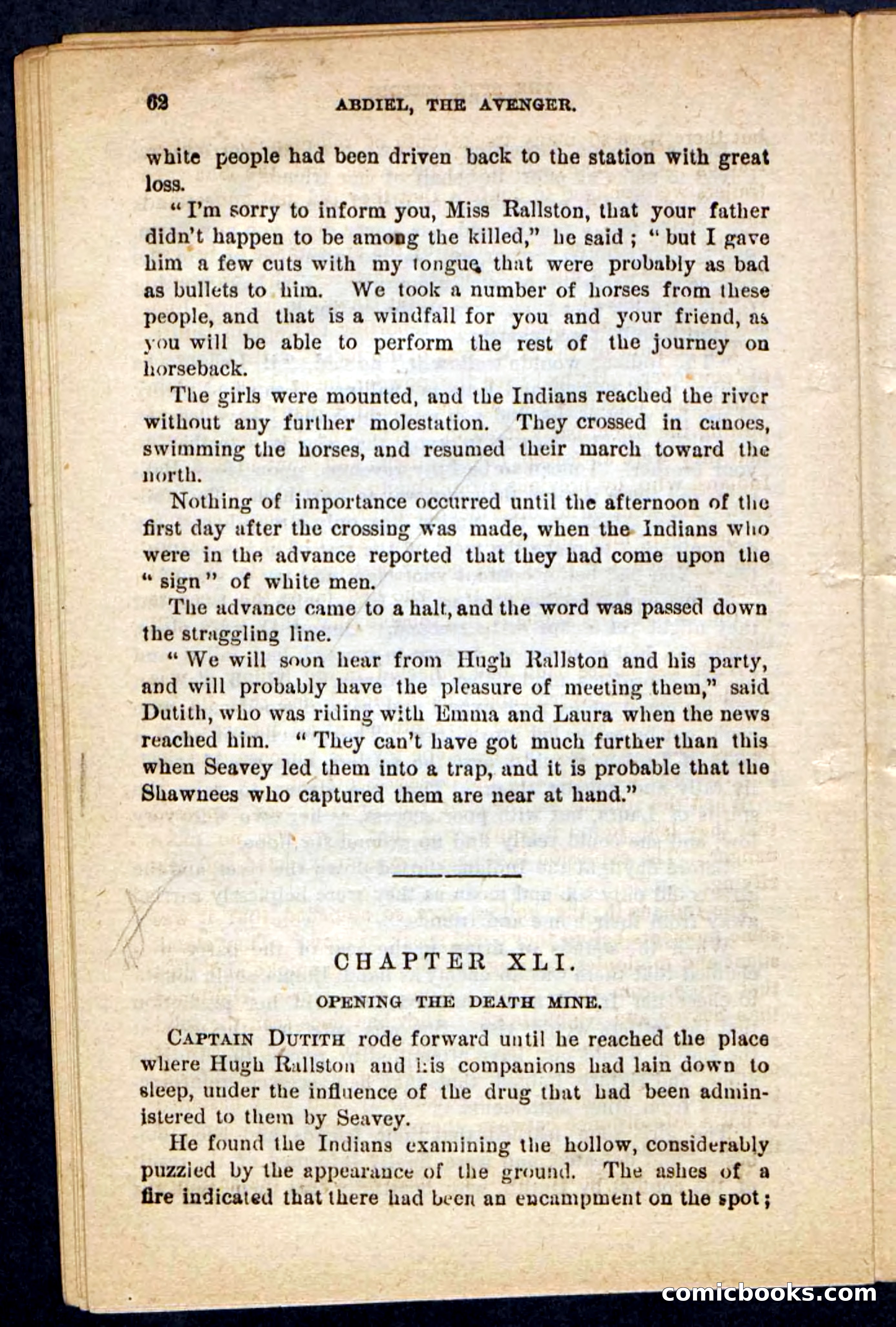 Beadle's Pocket Novels No. 117: Abdiel, the Avenger — page 58 of 100