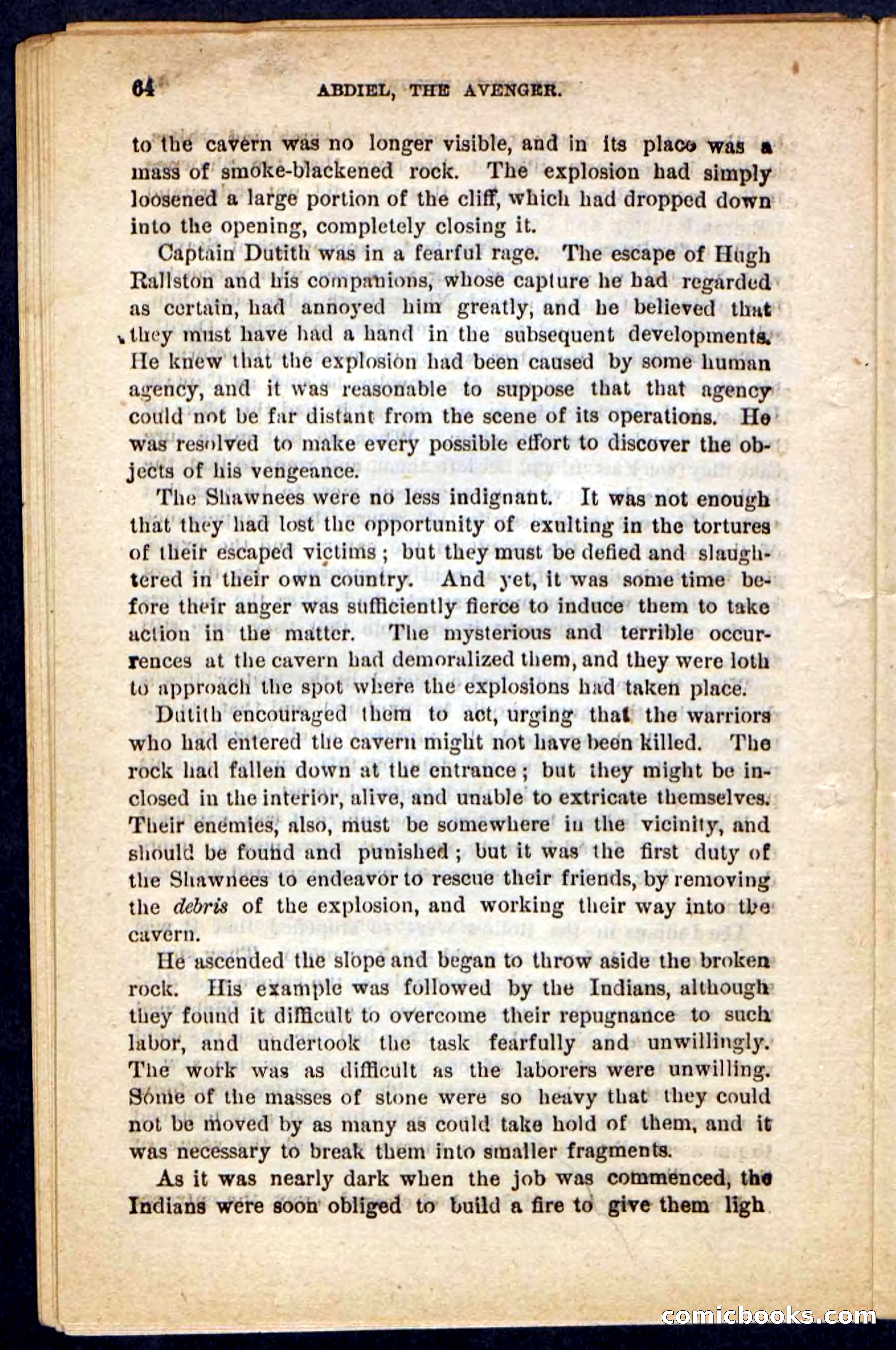 Beadle's Pocket Novels No. 117: Abdiel, the Avenger — page 60 of 100