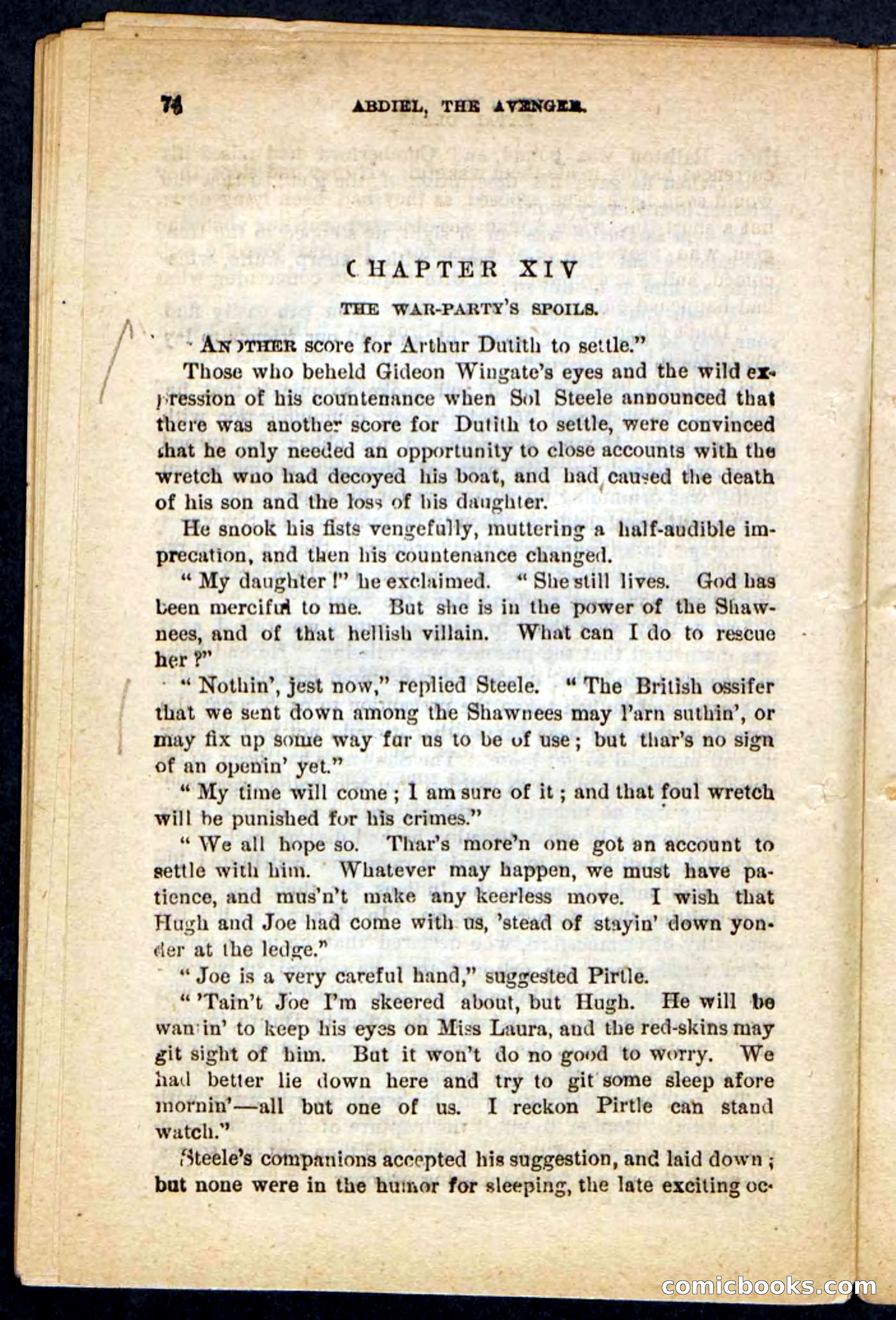 Beadle's Pocket Novels No. 117: Abdiel, the Avenger — page 70 of 100
