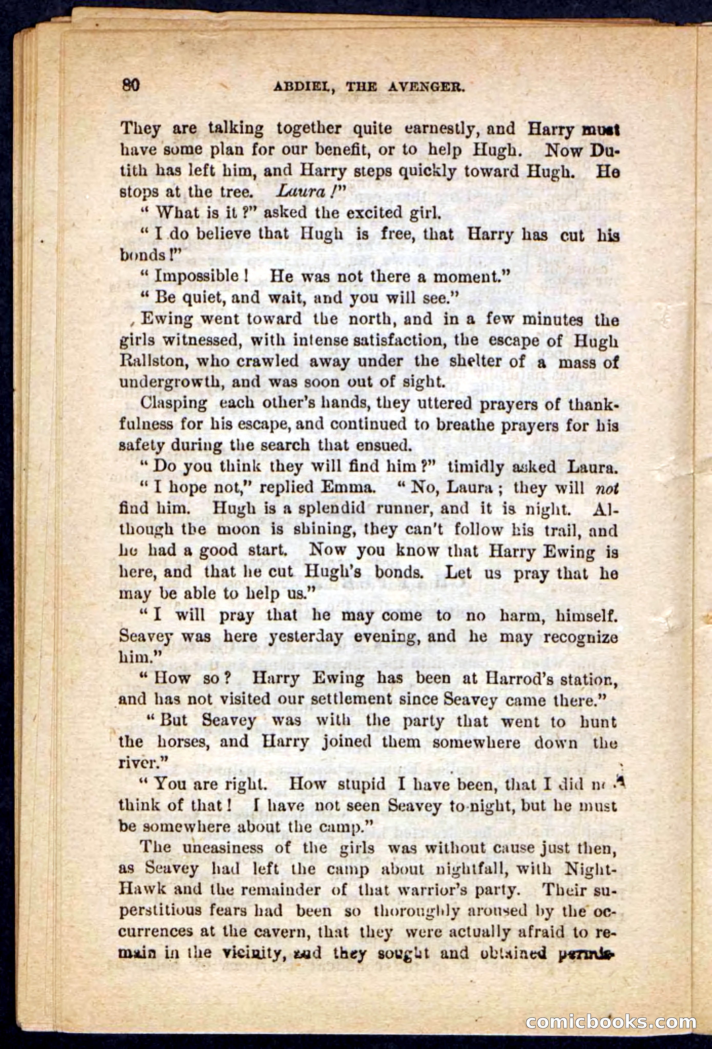 Beadle's Pocket Novels No. 117: Abdiel, the Avenger — page 76 of 100