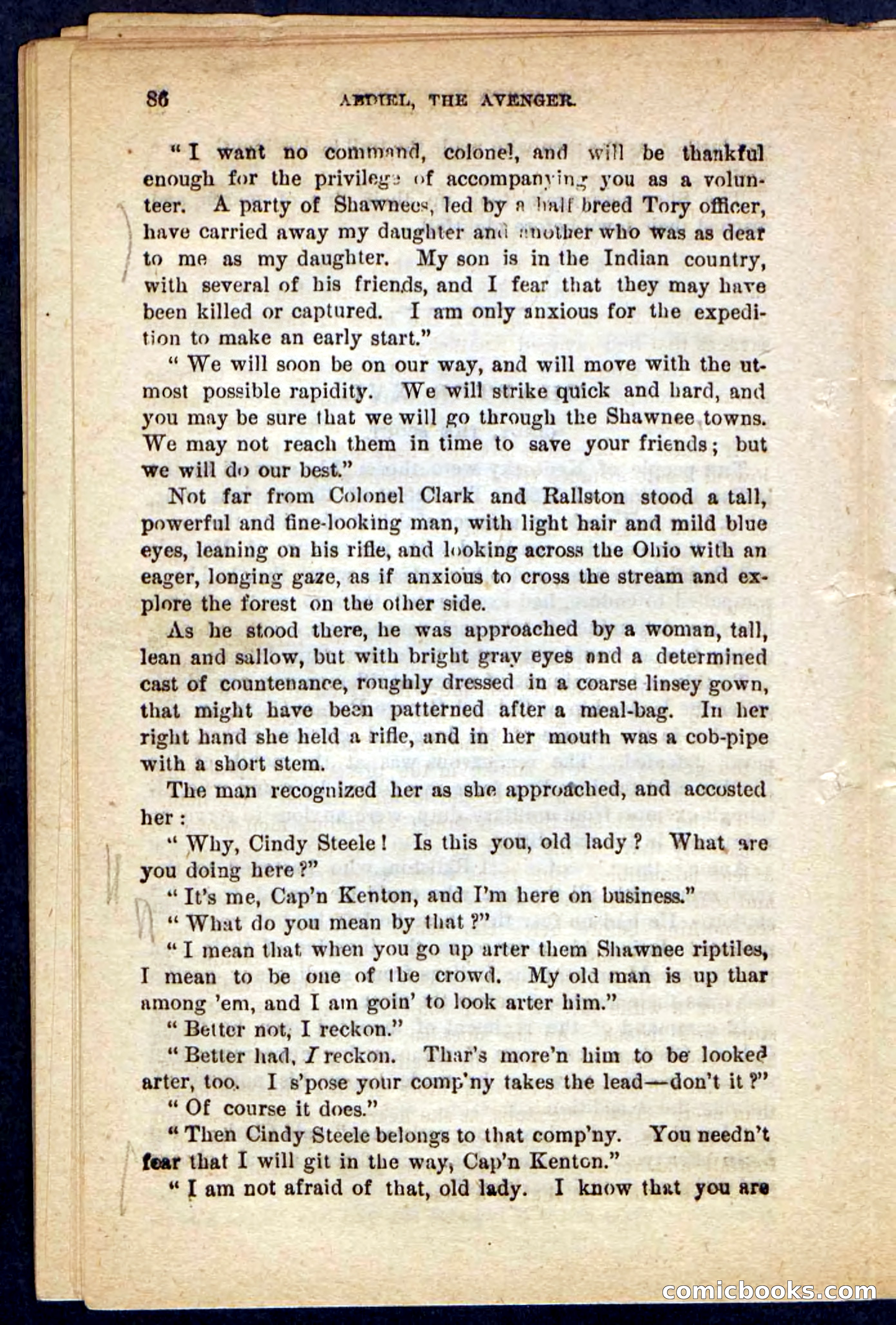 Beadle's Pocket Novels No. 117: Abdiel, the Avenger — page 82 of 100