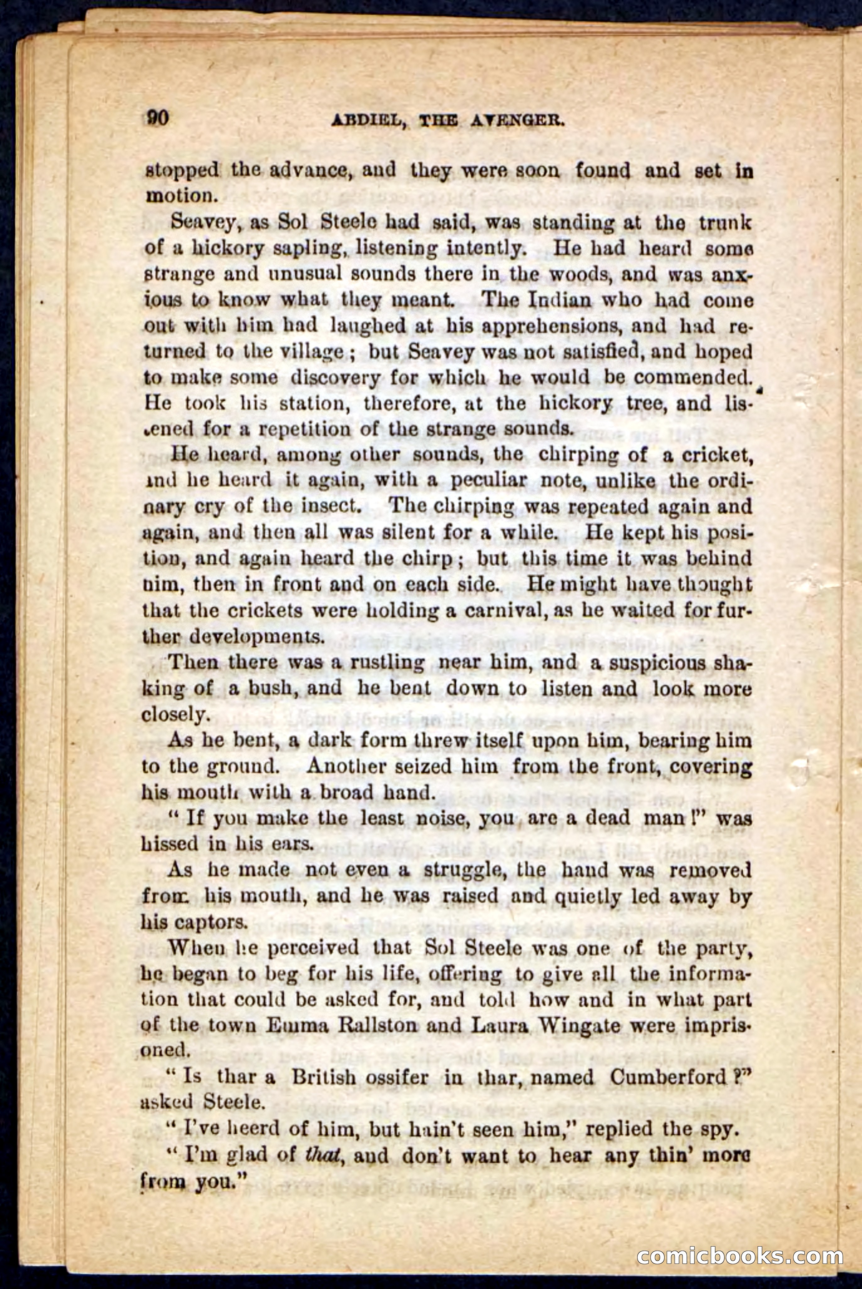 Beadle's Pocket Novels No. 117: Abdiel, the Avenger — page 86 of 100