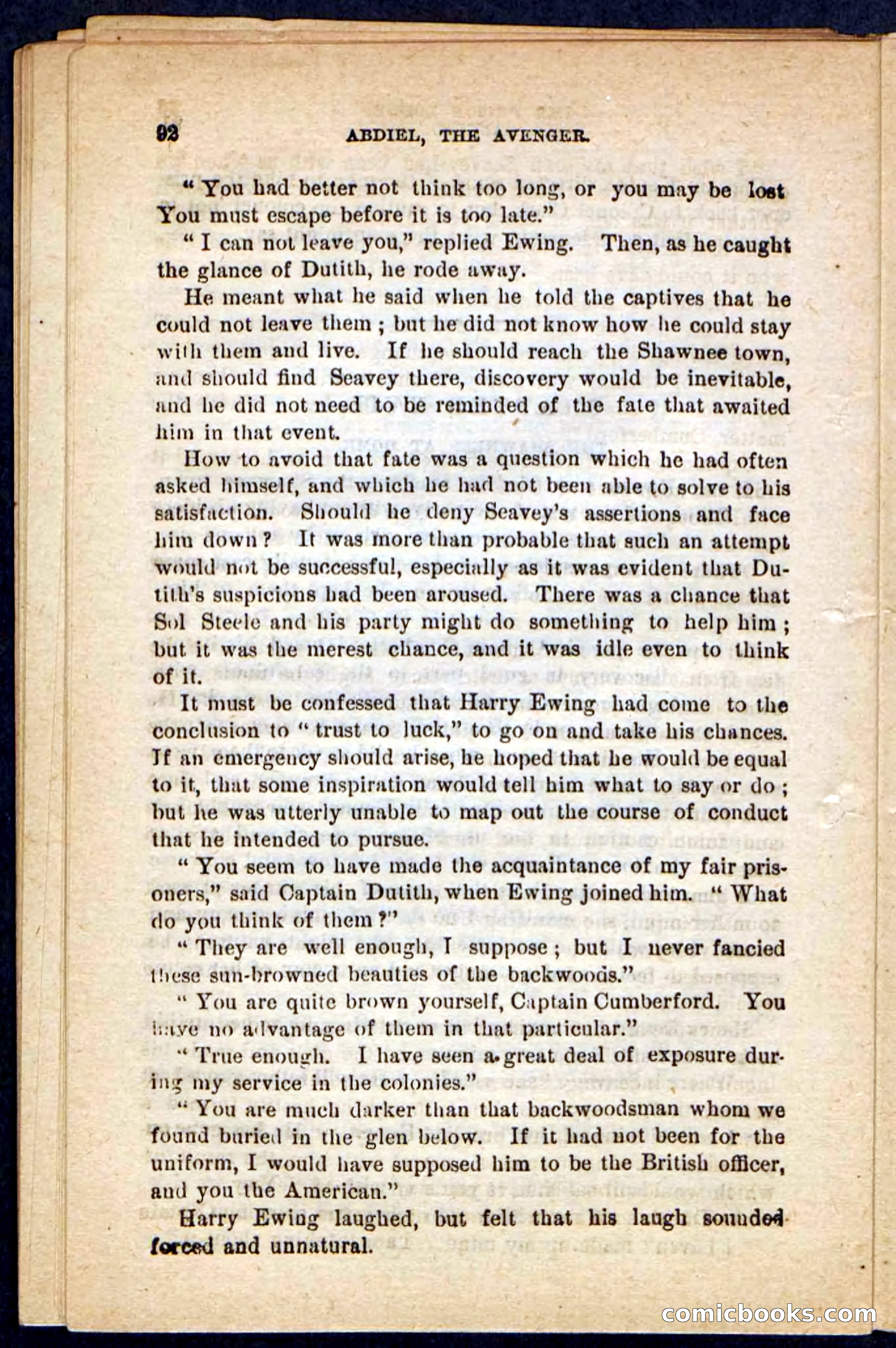 Beadle's Pocket Novels No. 117: Abdiel, the Avenger — page 88 of 100