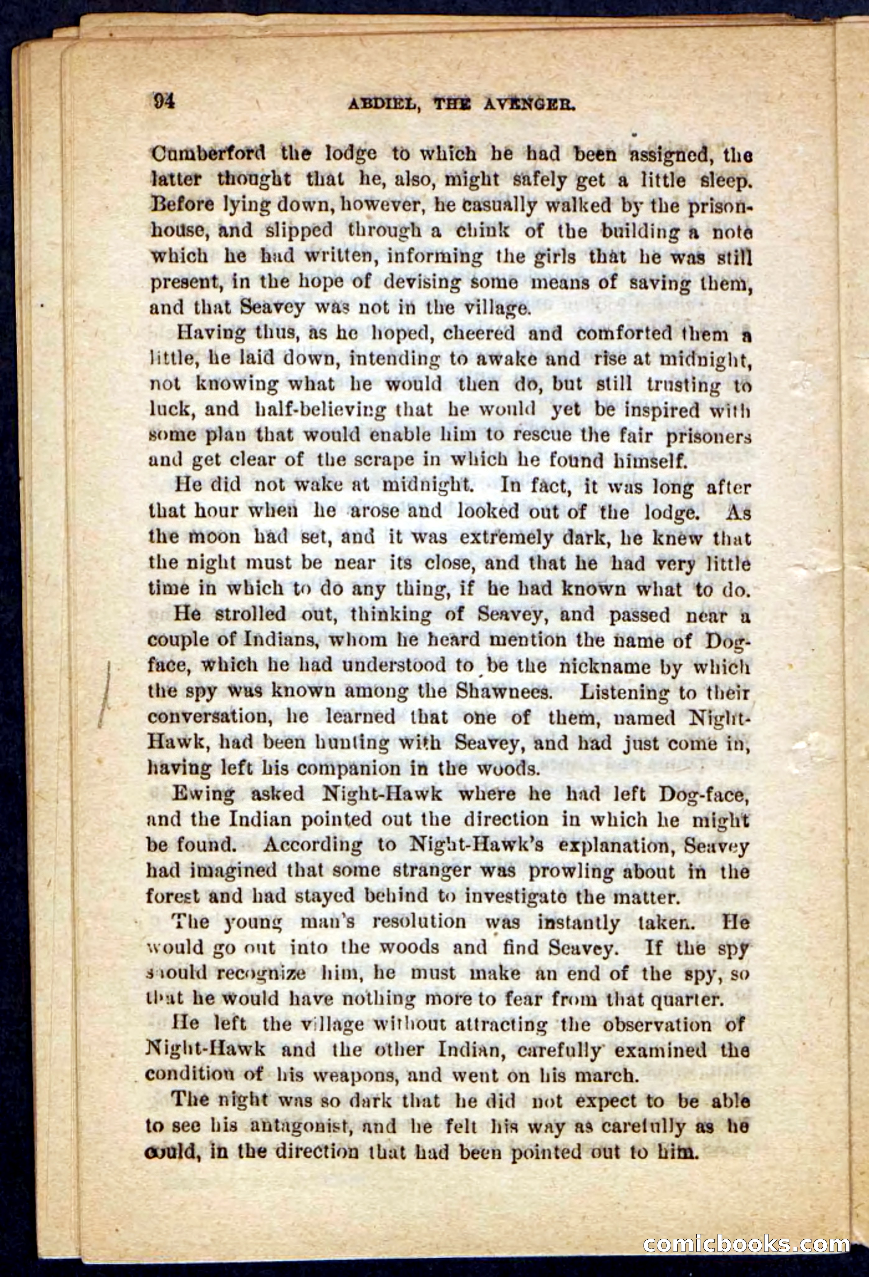 Beadle's Pocket Novels No. 117: Abdiel, the Avenger — page 90 of 100