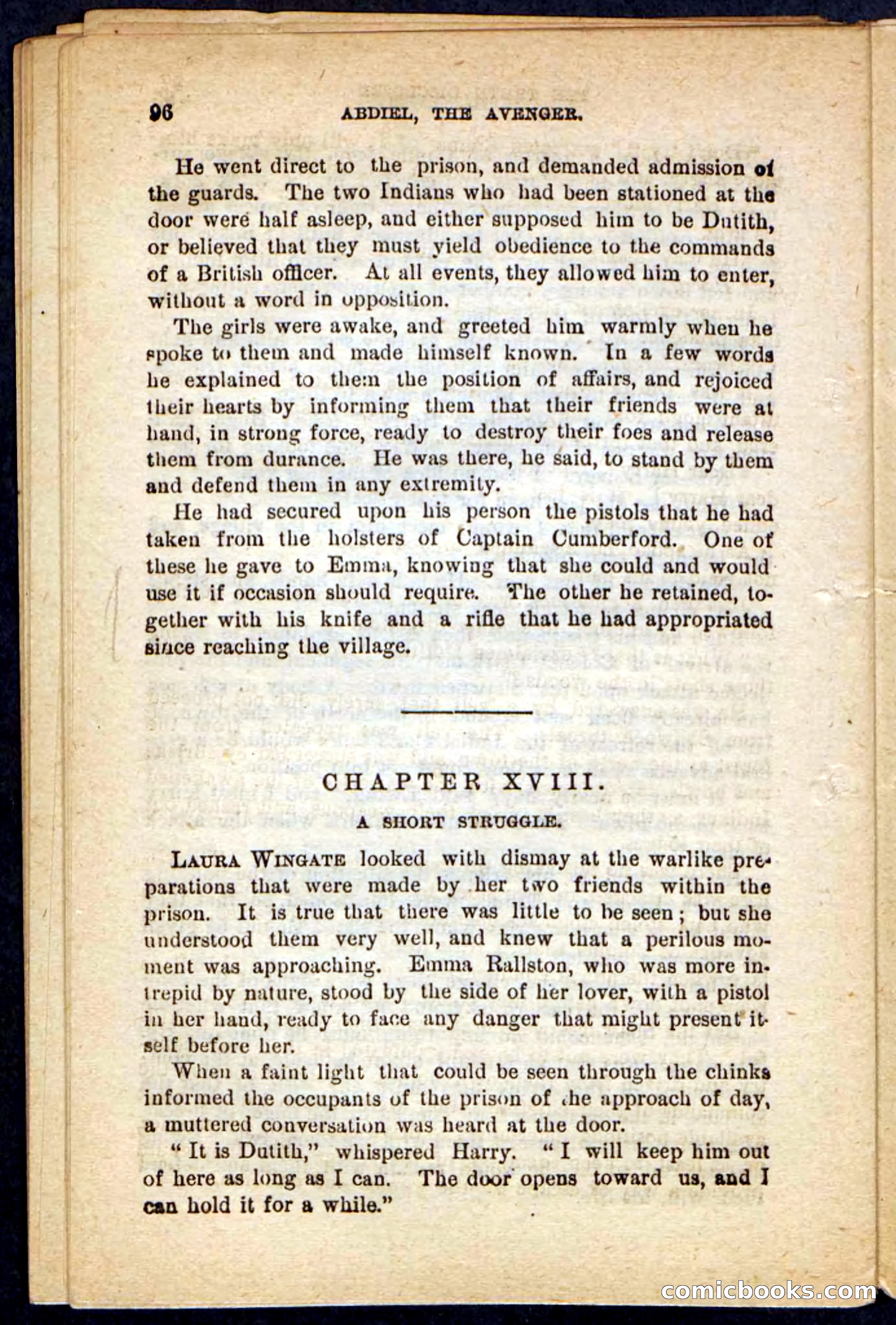 Beadle's Pocket Novels No. 117: Abdiel, the Avenger — page 92 of 100