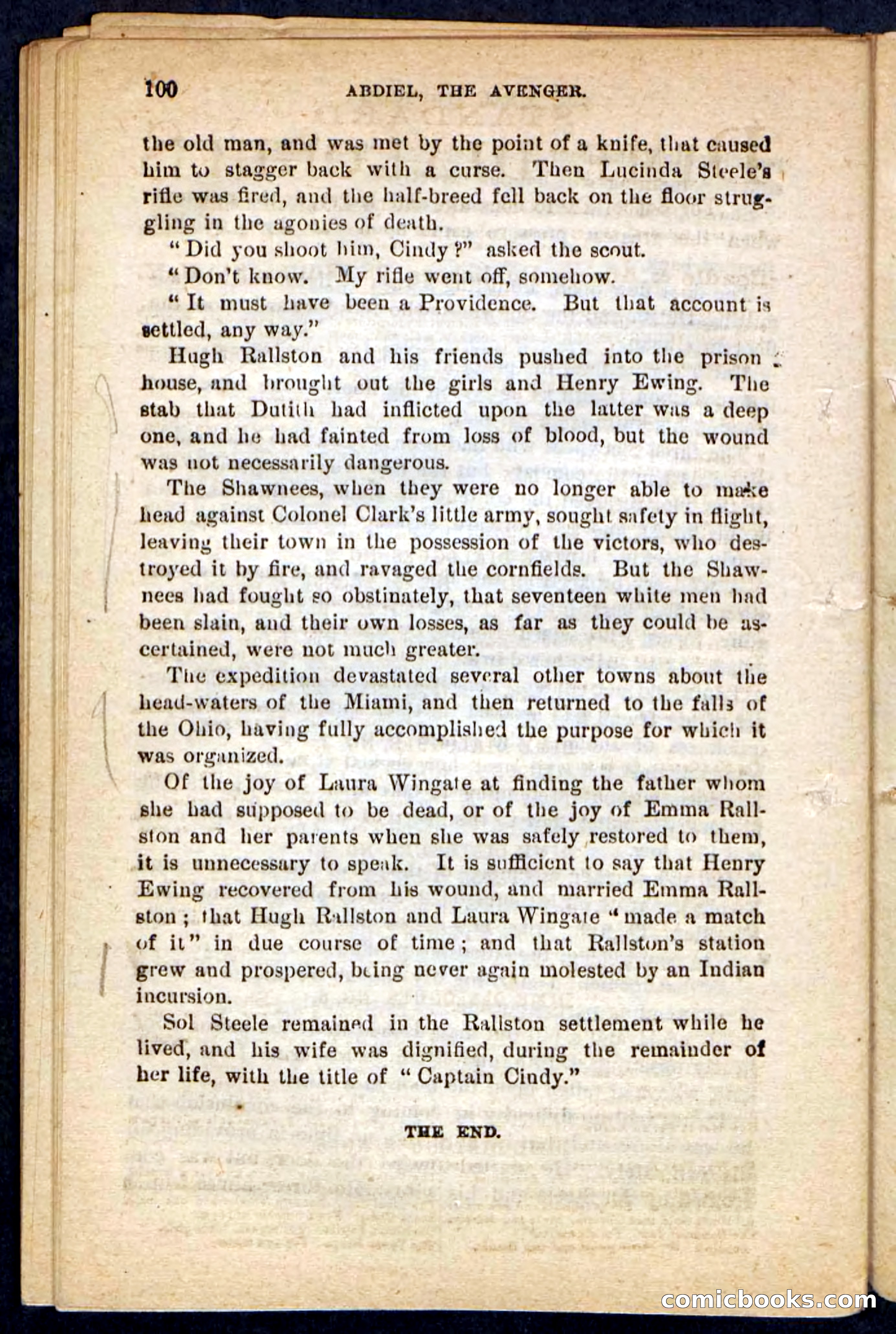 Beadle's Pocket Novels No. 117: Abdiel, the Avenger — page 96 of 100
