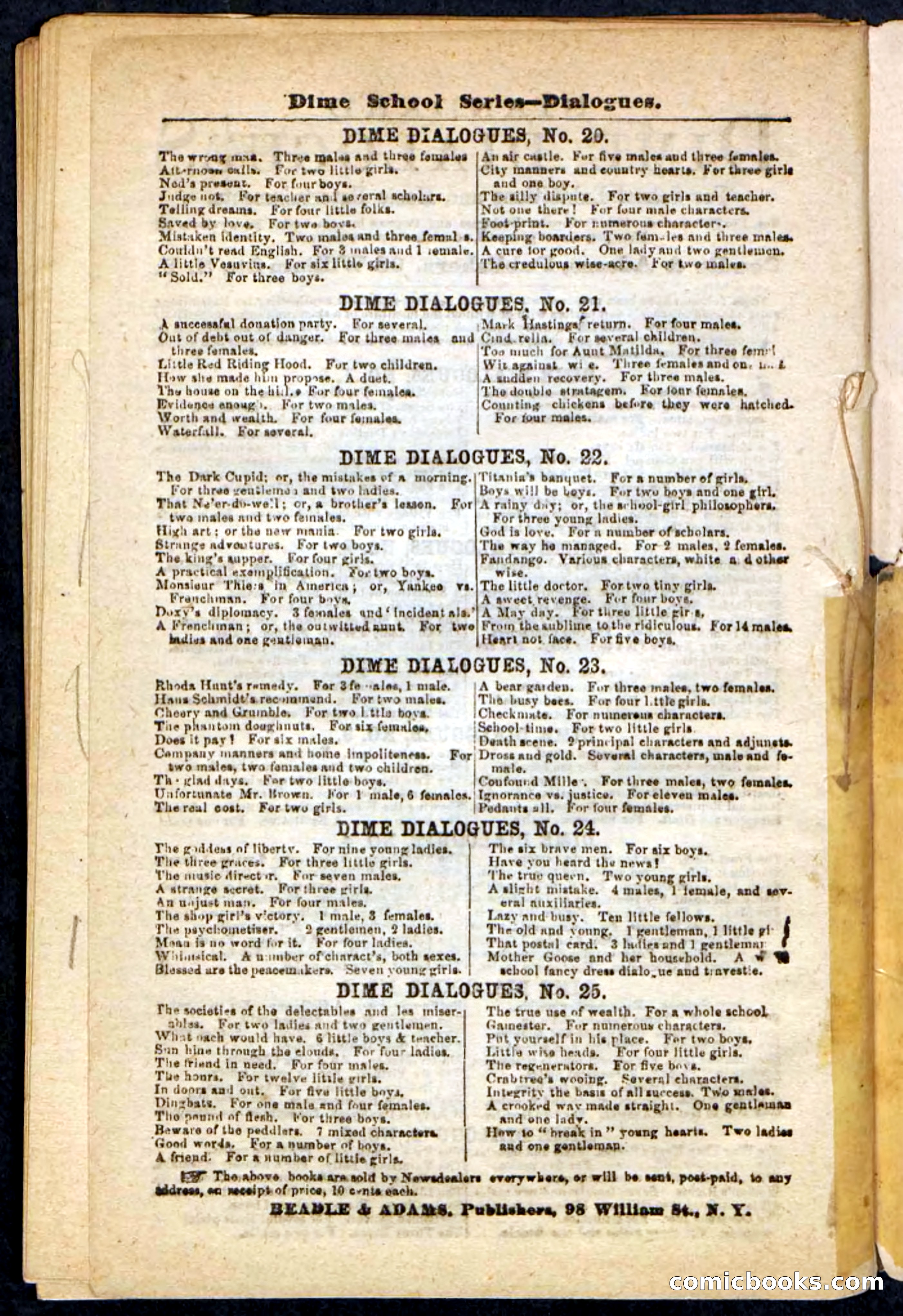 Beadle's Pocket Novels No. 117: Abdiel, the Avenger — page 98 of 100