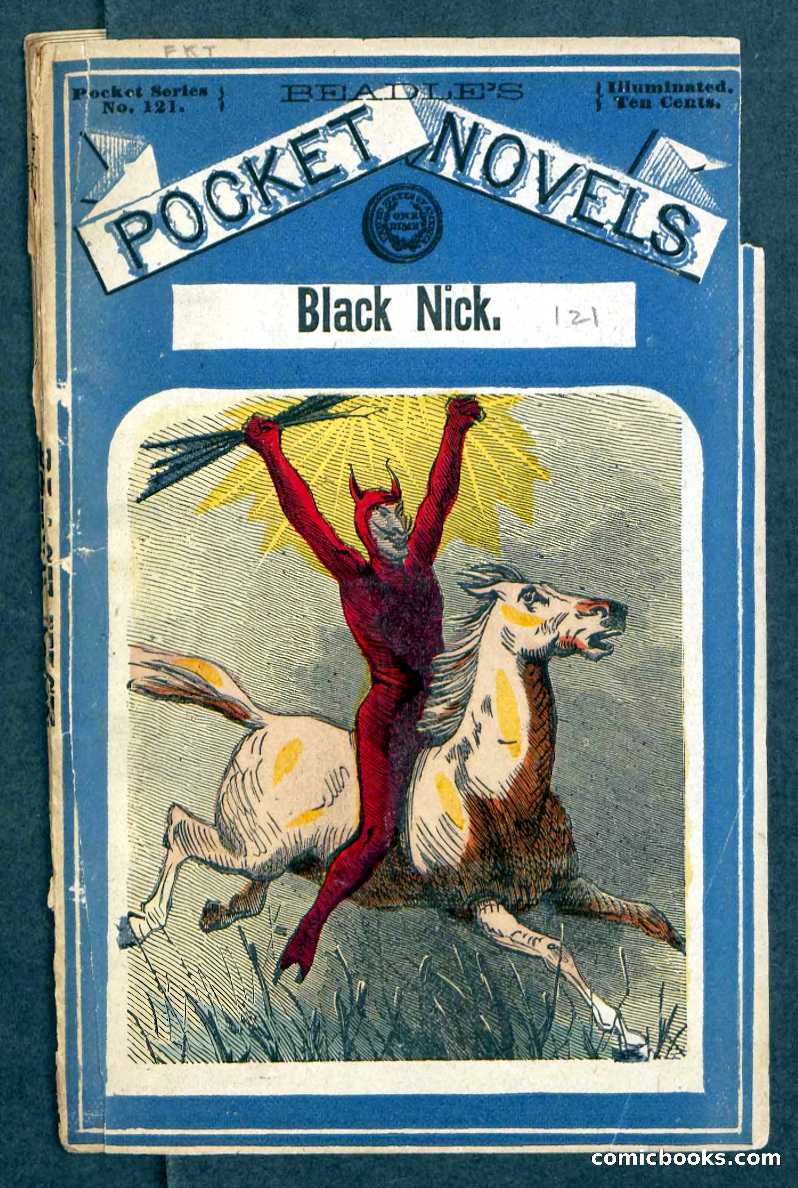 Beadle's Pocket Novels No. 121: Black Nick — page 1 of 100