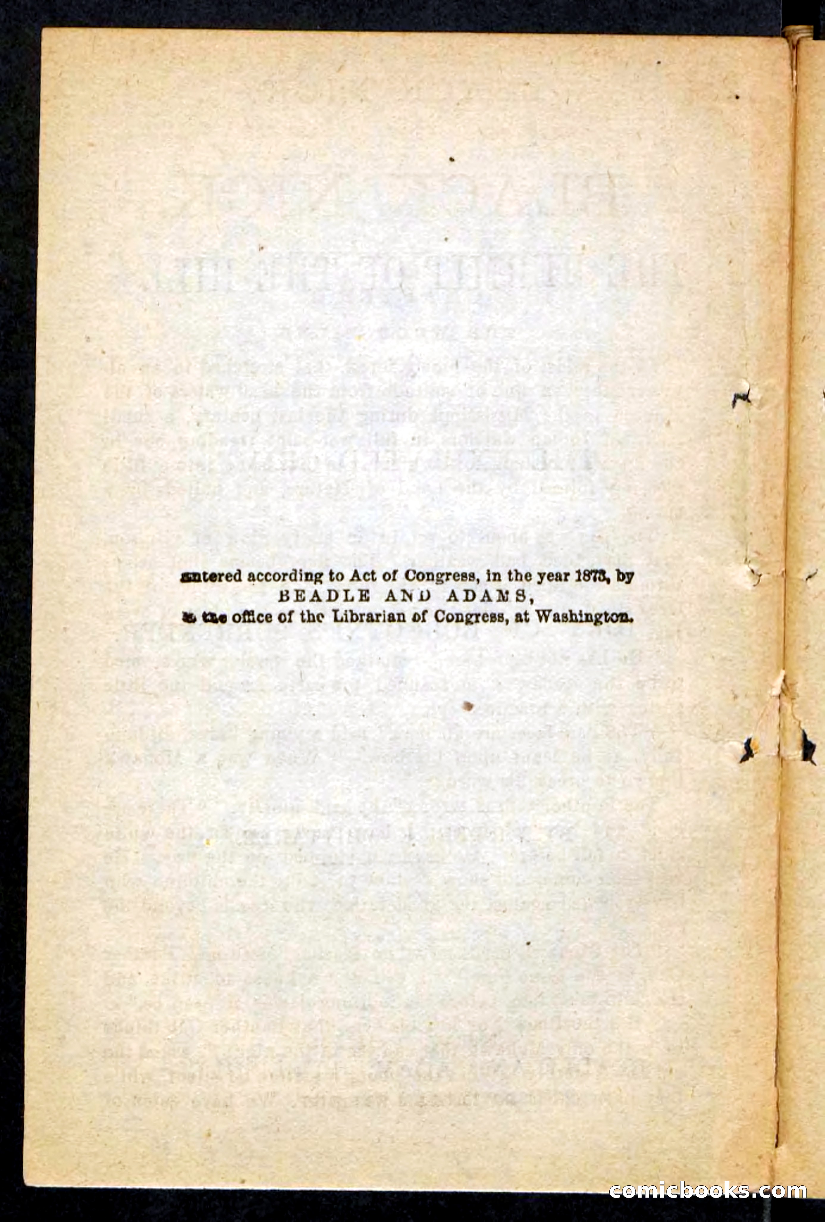 Beadle's Pocket Novels No. 121: Black Nick — page 4 of 100