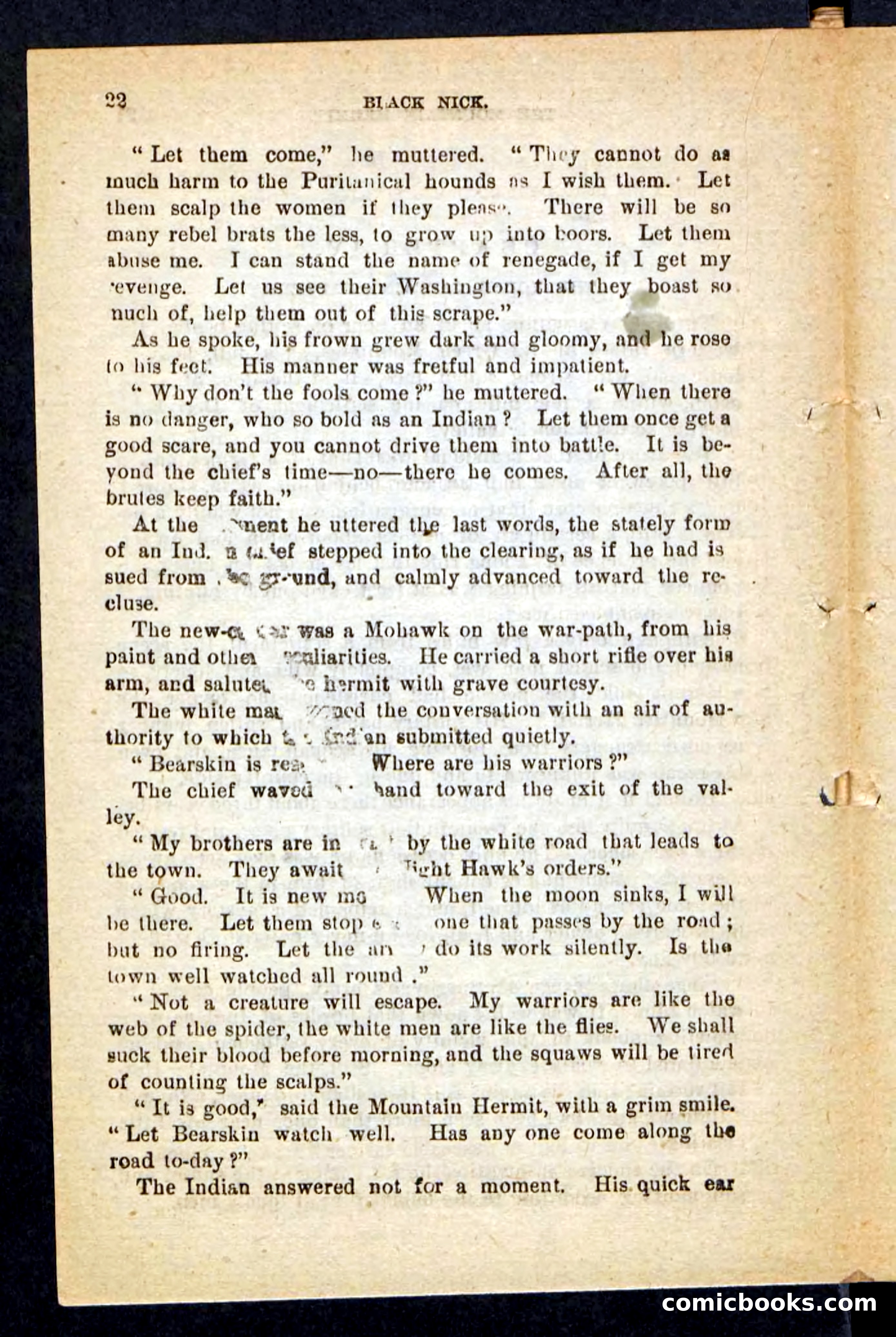 Beadle's Pocket Novels No. 121: Black Nick — page 18 of 100