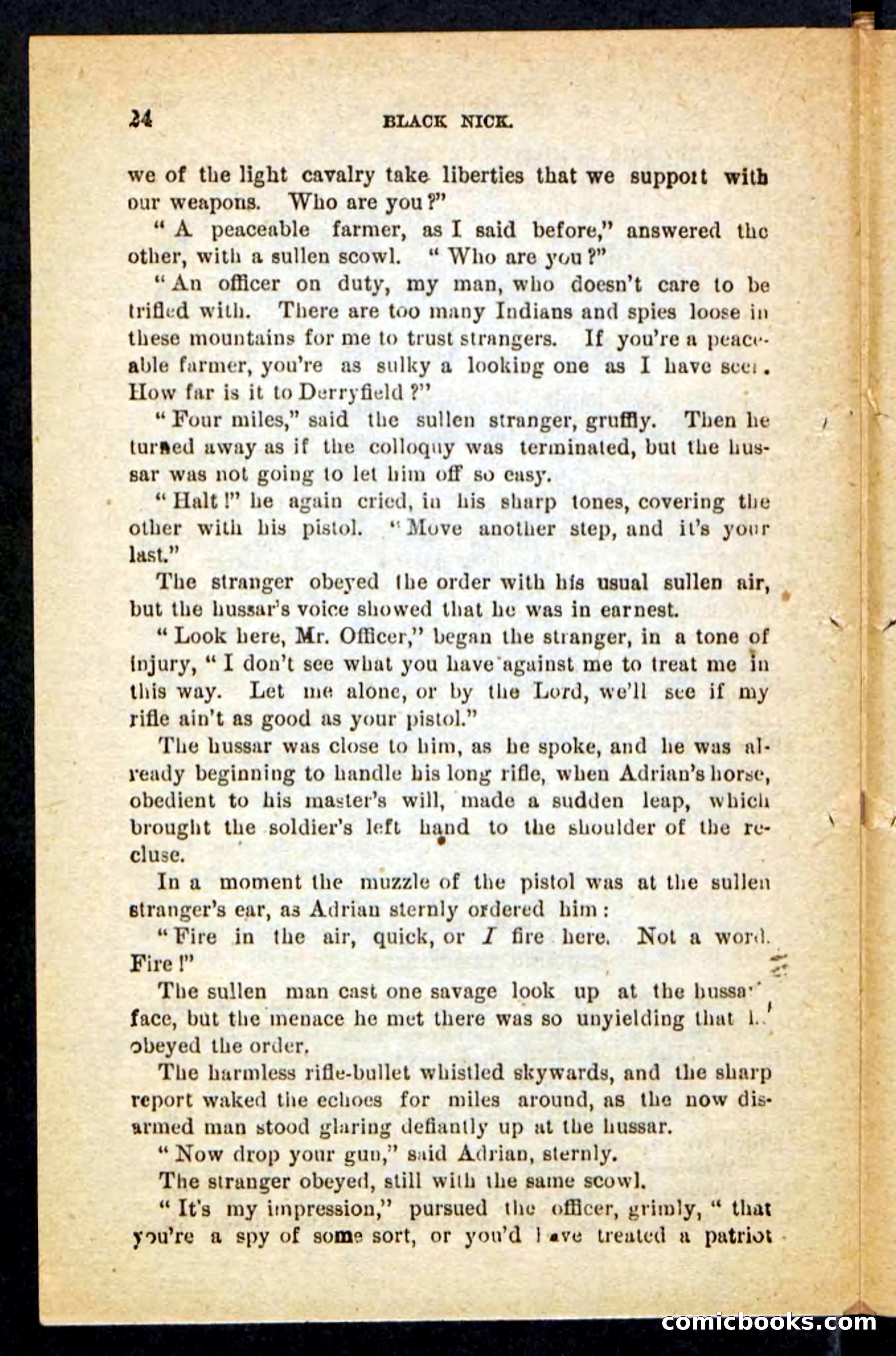 Beadle's Pocket Novels No. 121: Black Nick — page 20 of 100