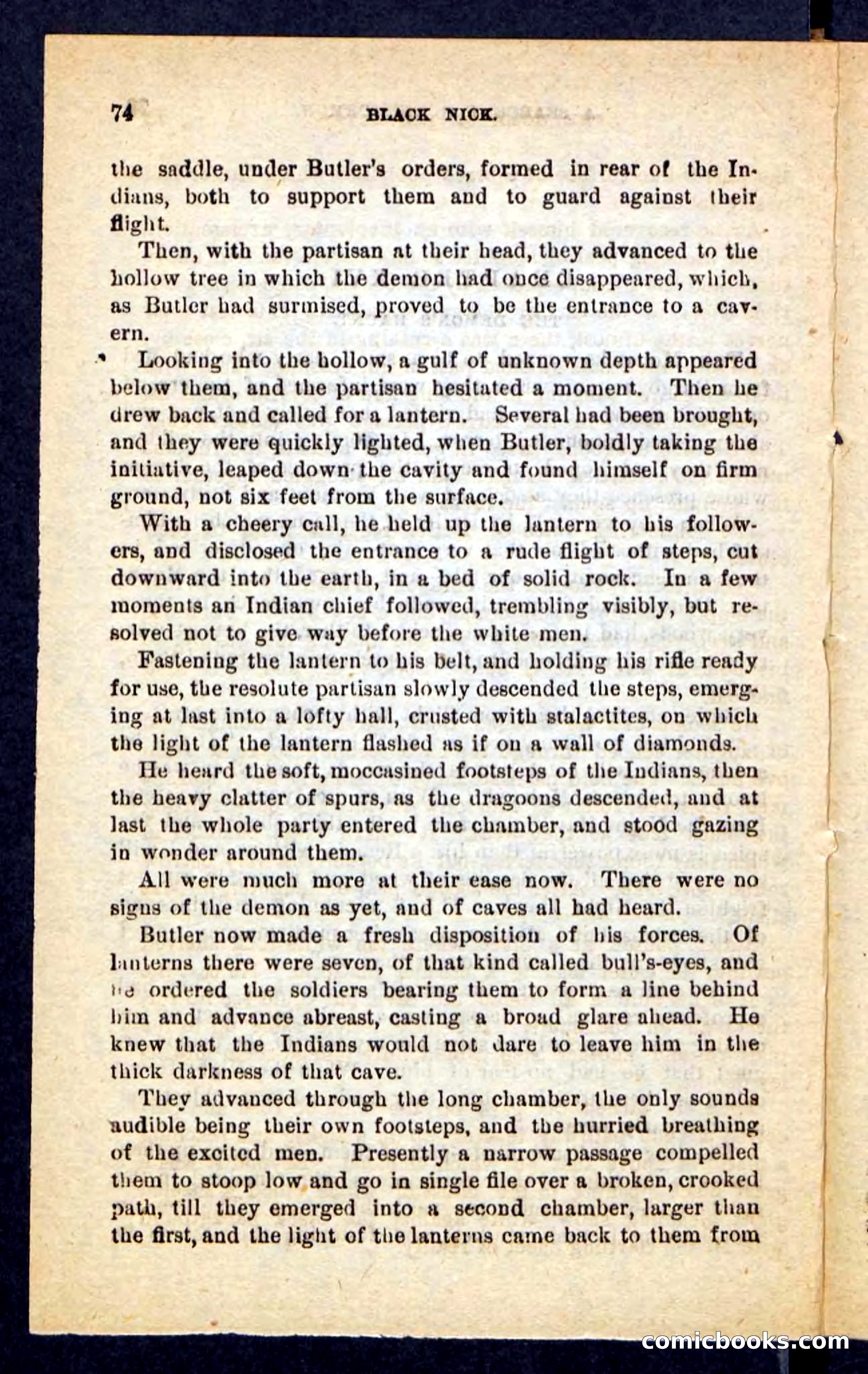 Beadle's Pocket Novels No. 121: Black Nick — page 70 of 100