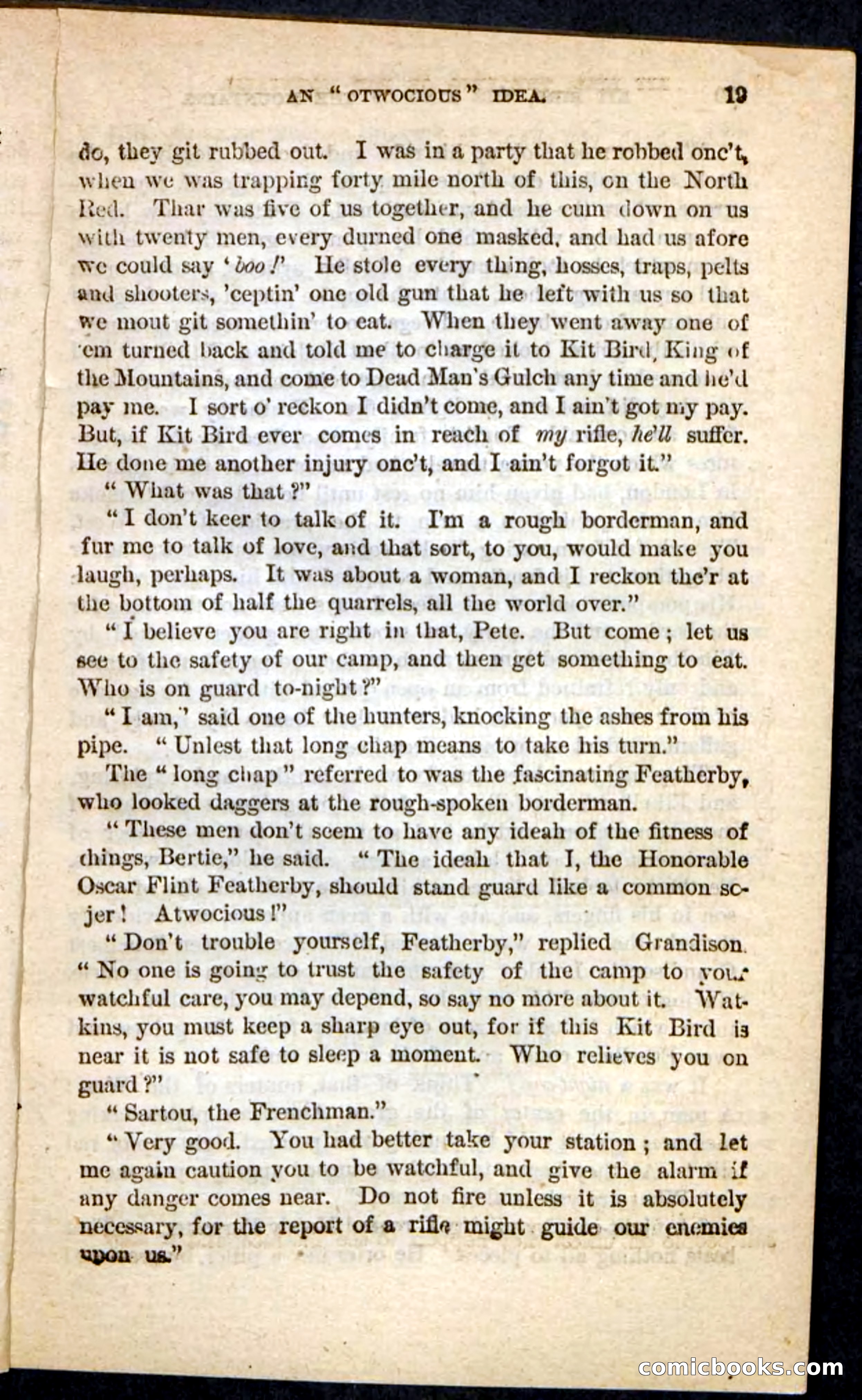 Kit Bird, Beadle's Pocket Novels No. 122 — page 15 of 100