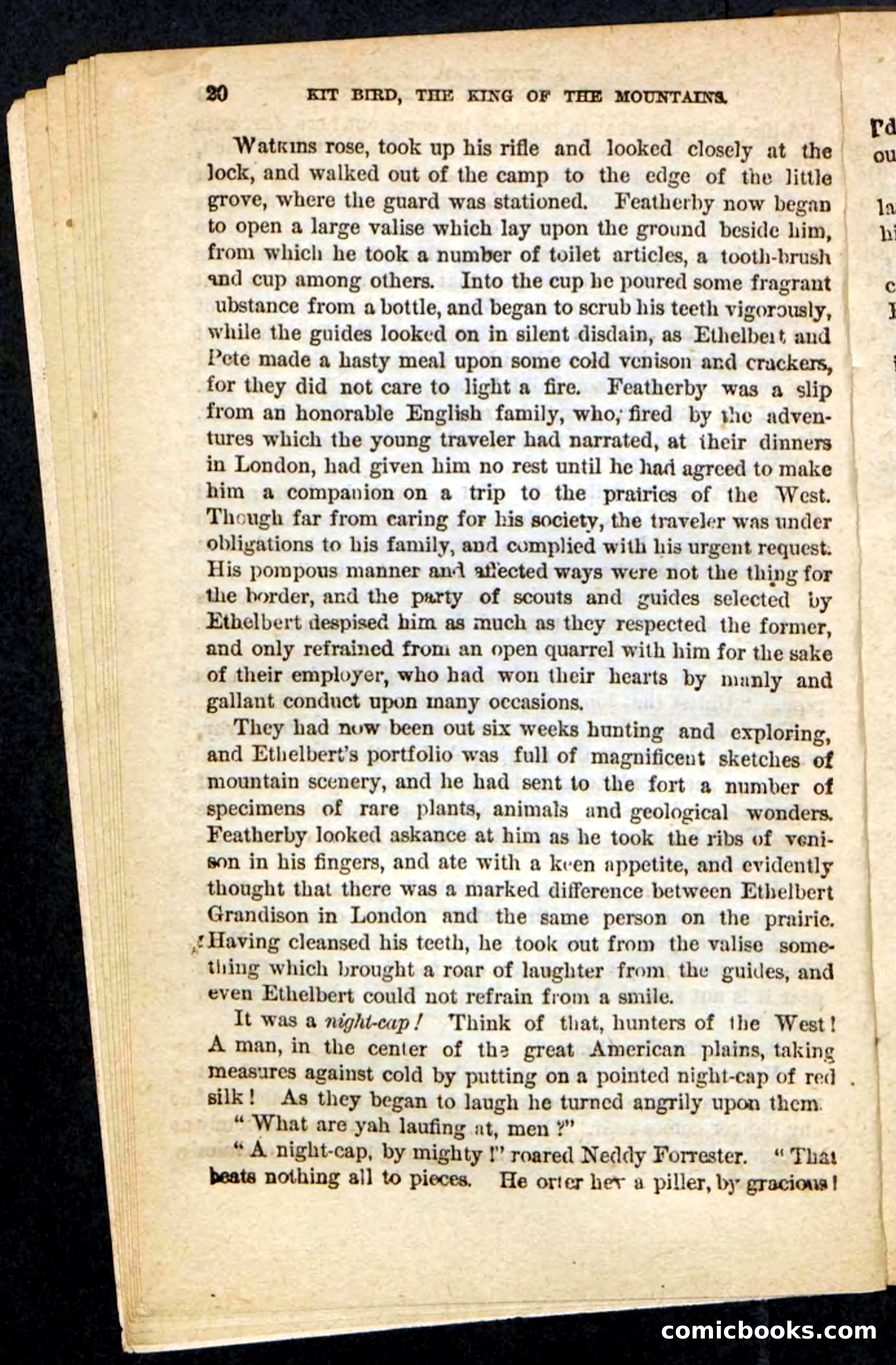 Kit Bird, Beadle's Pocket Novels No. 122 — page 16 of 100