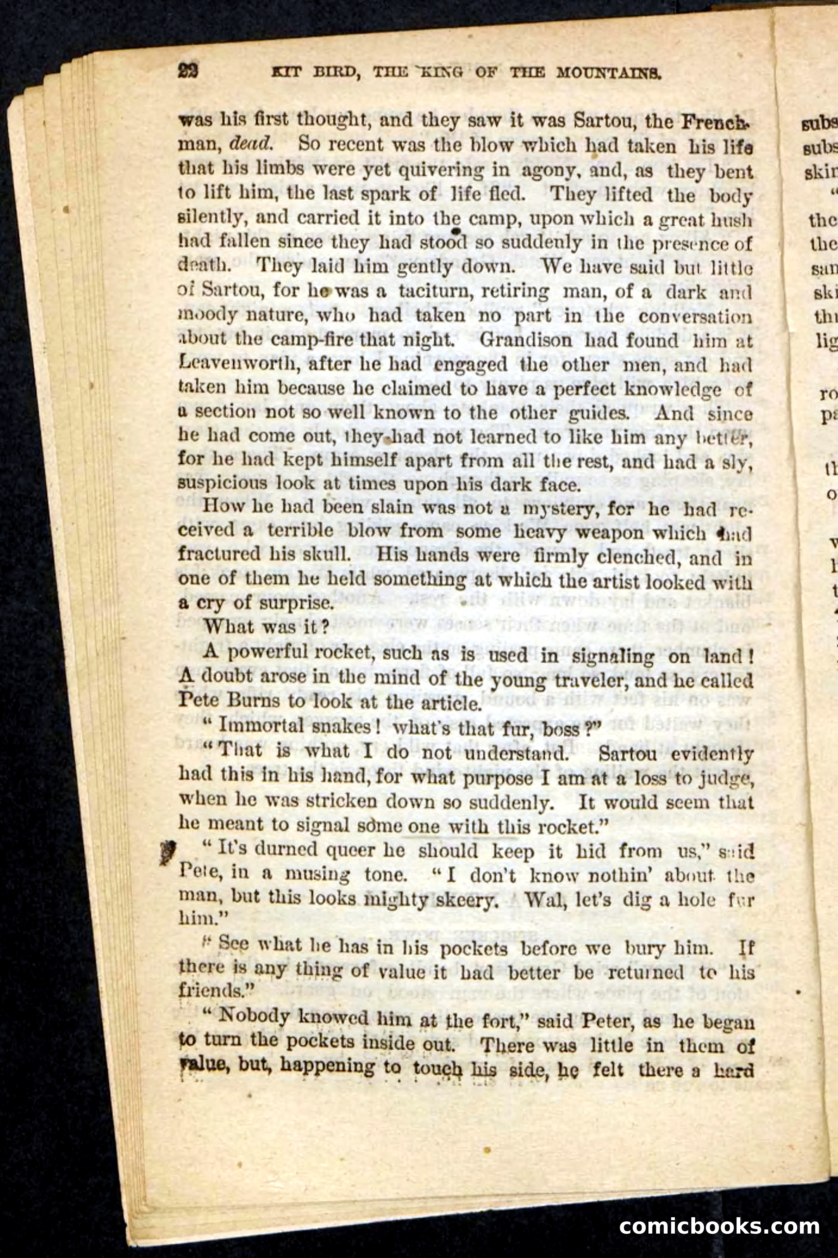 Kit Bird, Beadle's Pocket Novels No. 122 — page 18 of 100