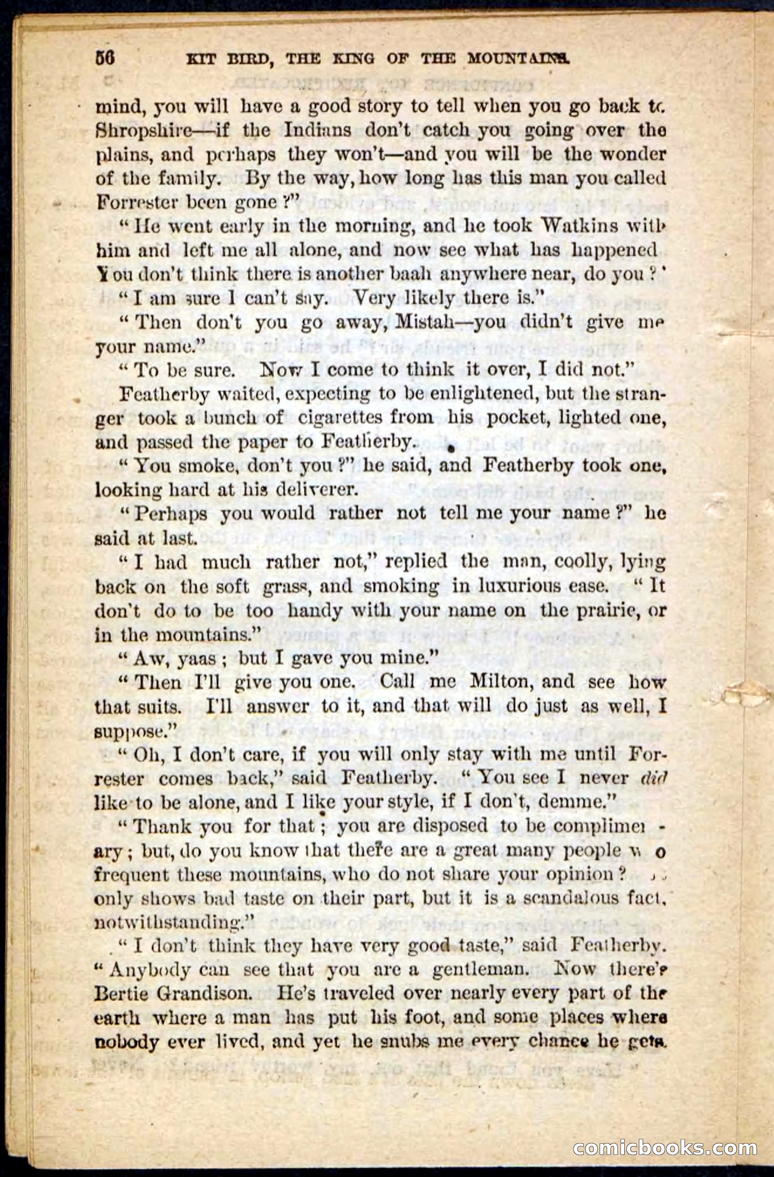 Kit Bird, Beadle's Pocket Novels No. 122 — page 52 of 100