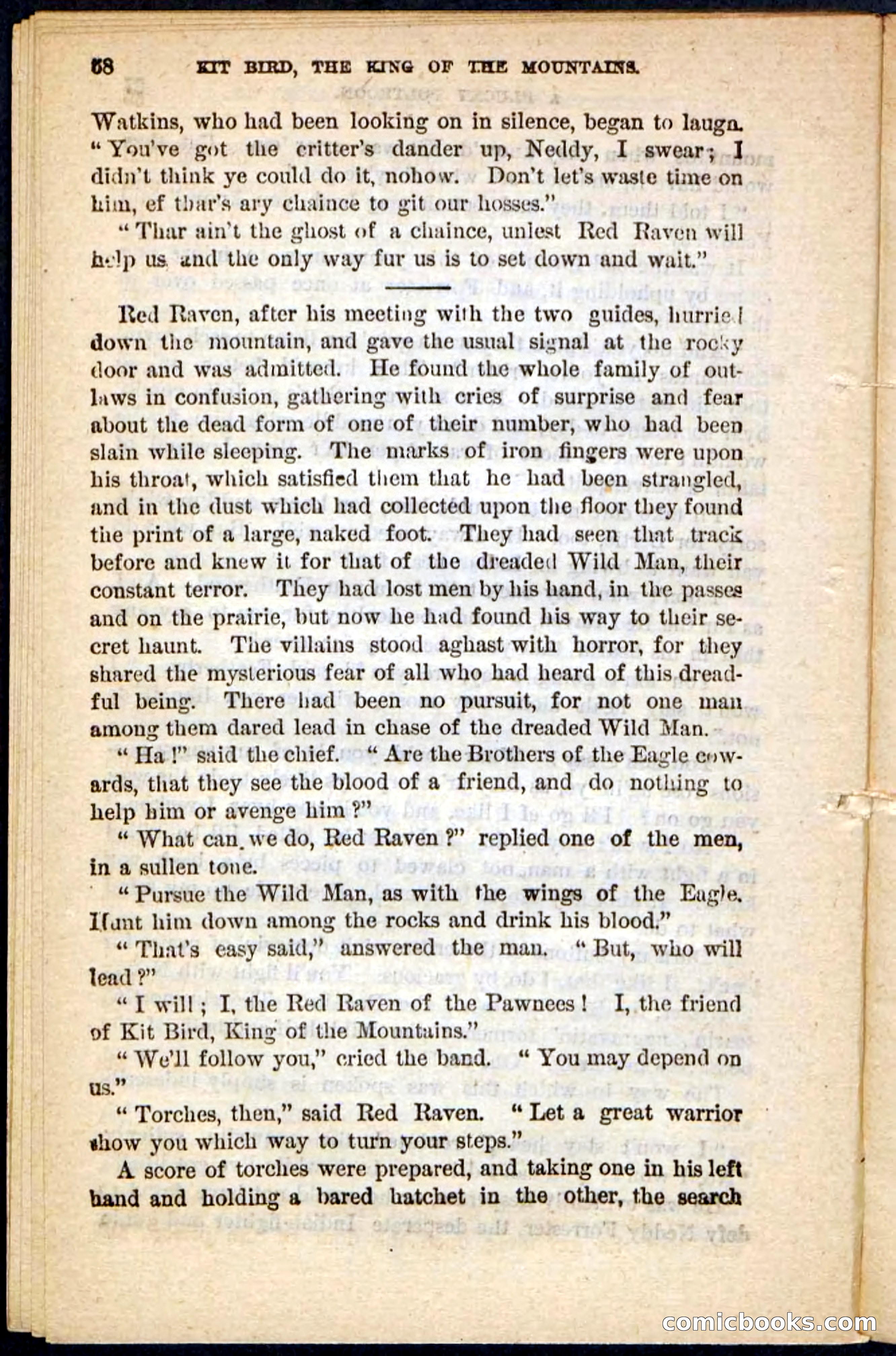Kit Bird, Beadle's Pocket Novels No. 122 — page 64 of 100