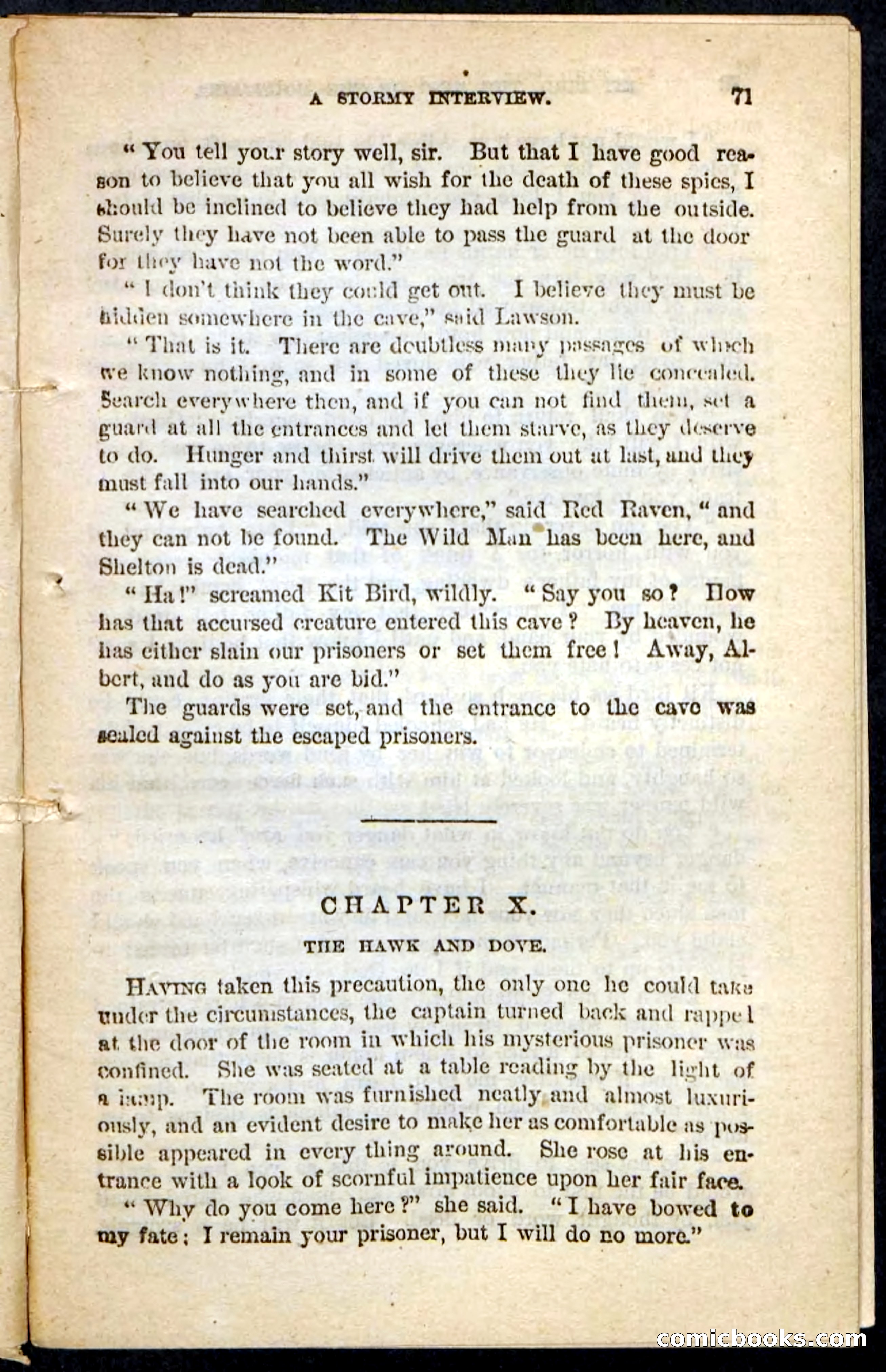 Kit Bird, Beadle's Pocket Novels No. 122 — page 67 of 100