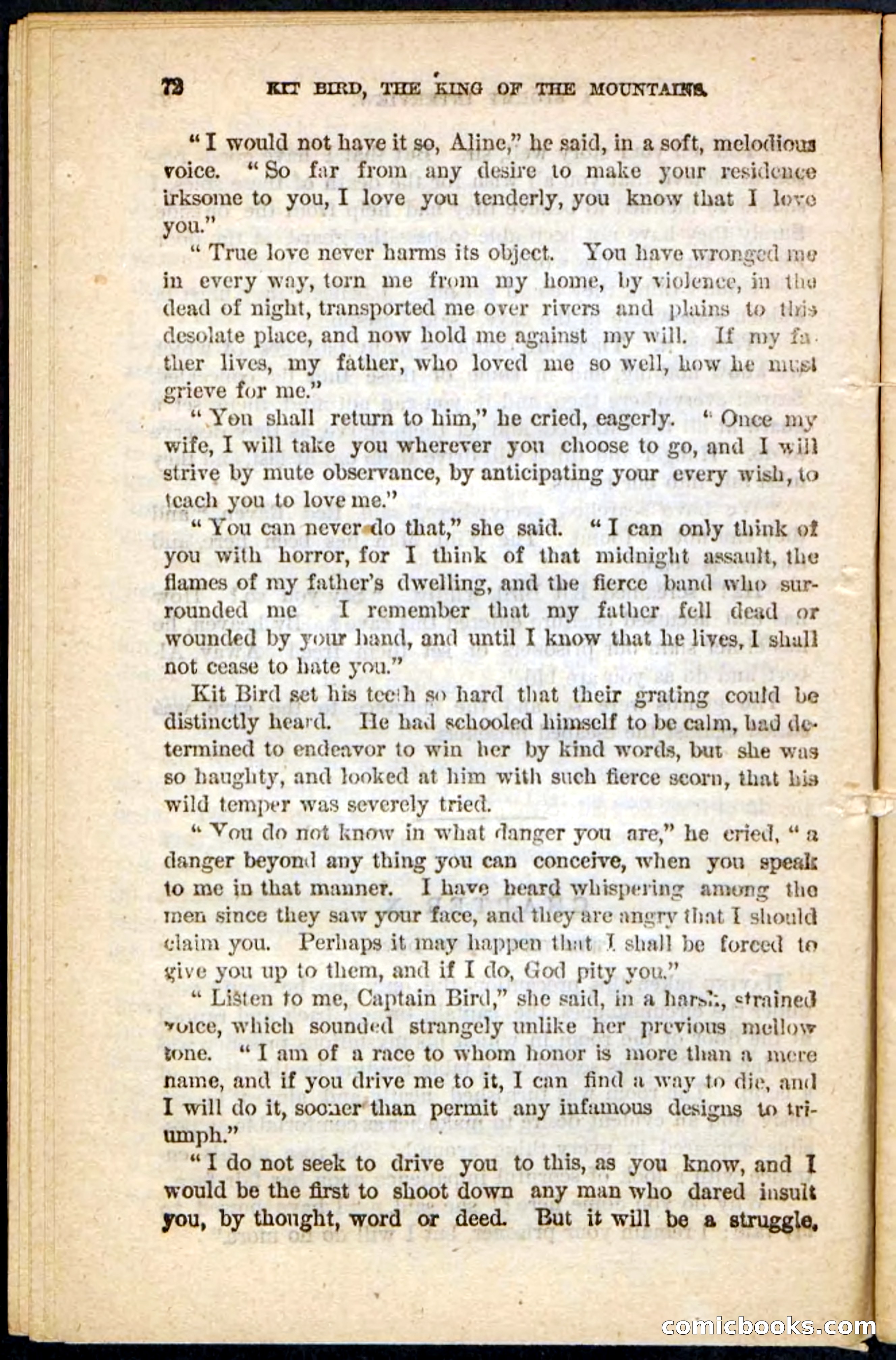 Kit Bird, Beadle's Pocket Novels No. 122 — page 68 of 100