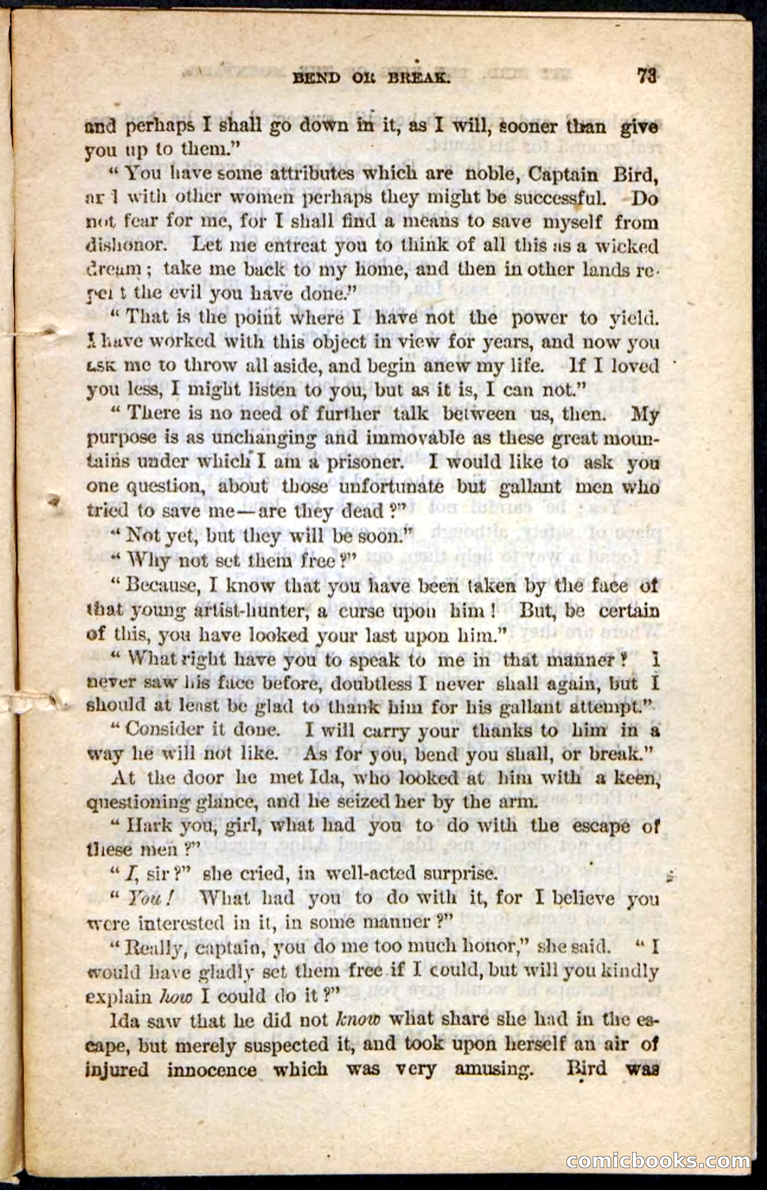 Kit Bird, Beadle's Pocket Novels No. 122 — page 69 of 100