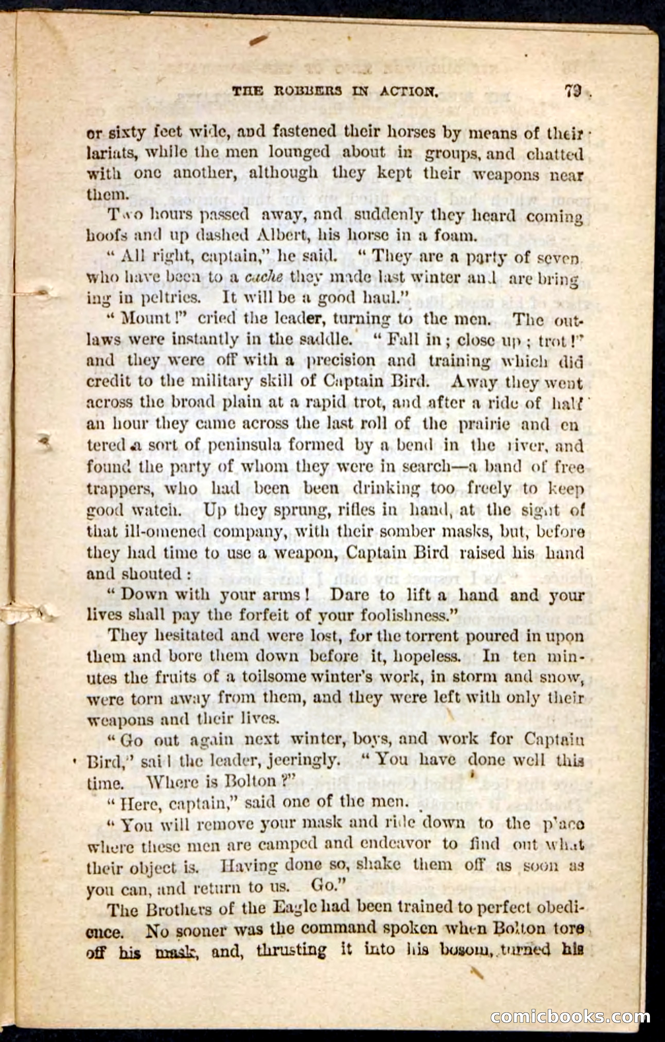 Kit Bird, Beadle's Pocket Novels No. 122 — page 75 of 100