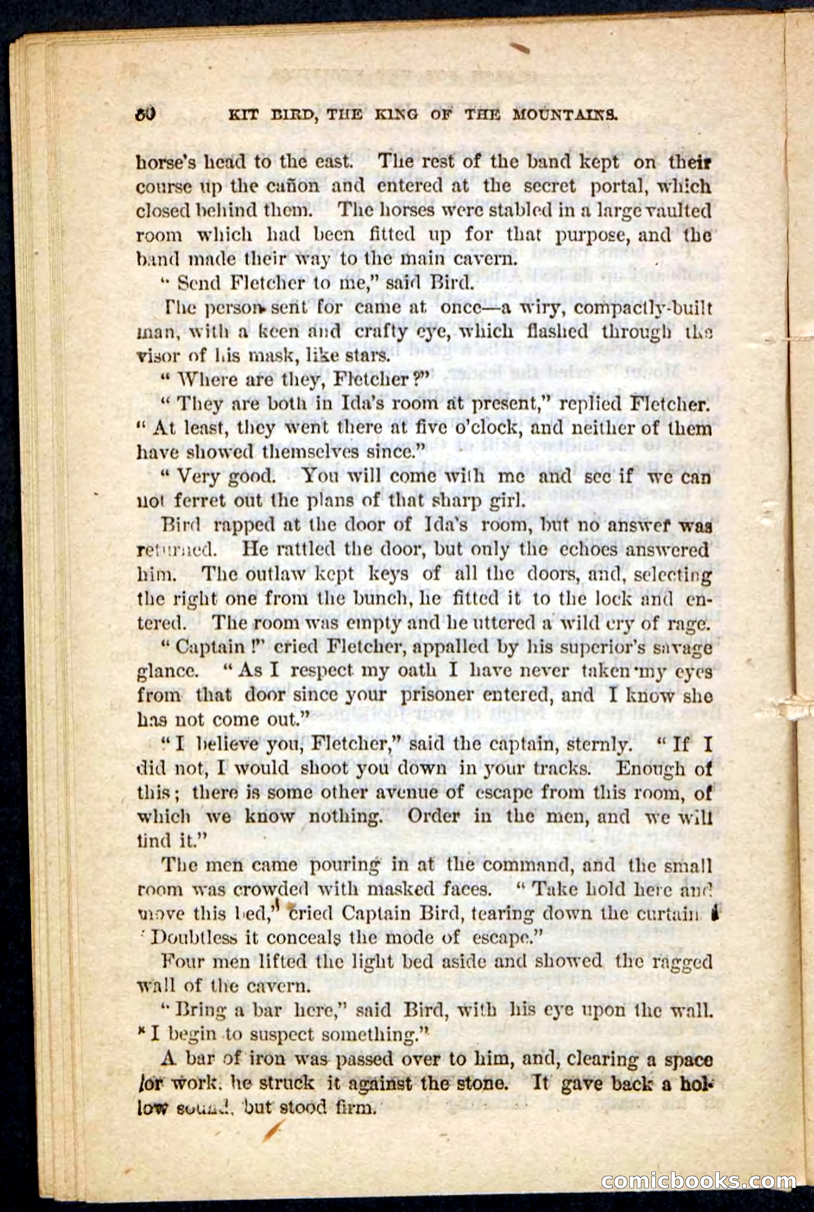 Kit Bird, Beadle's Pocket Novels No. 122 — page 76 of 100