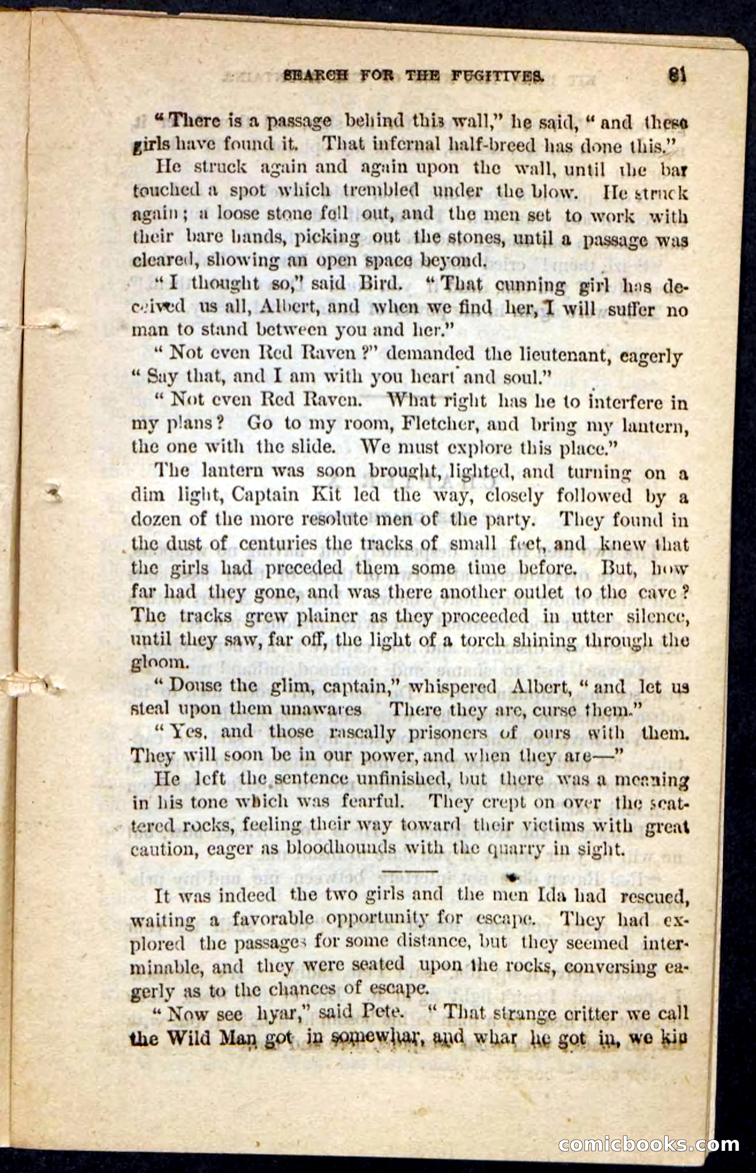 Kit Bird, Beadle's Pocket Novels No. 122 — page 77 of 100