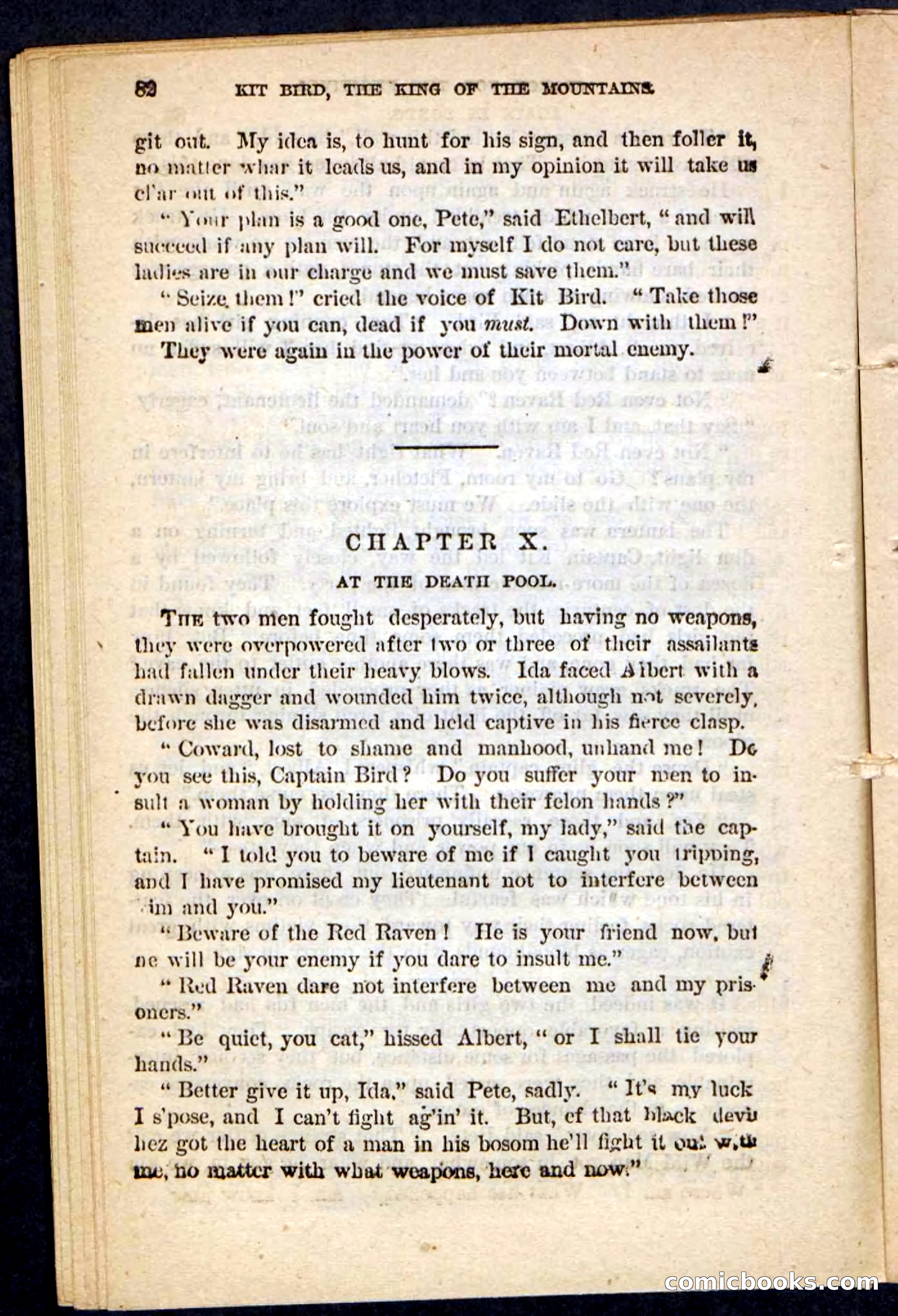 Kit Bird, Beadle's Pocket Novels No. 122 — page 78 of 100