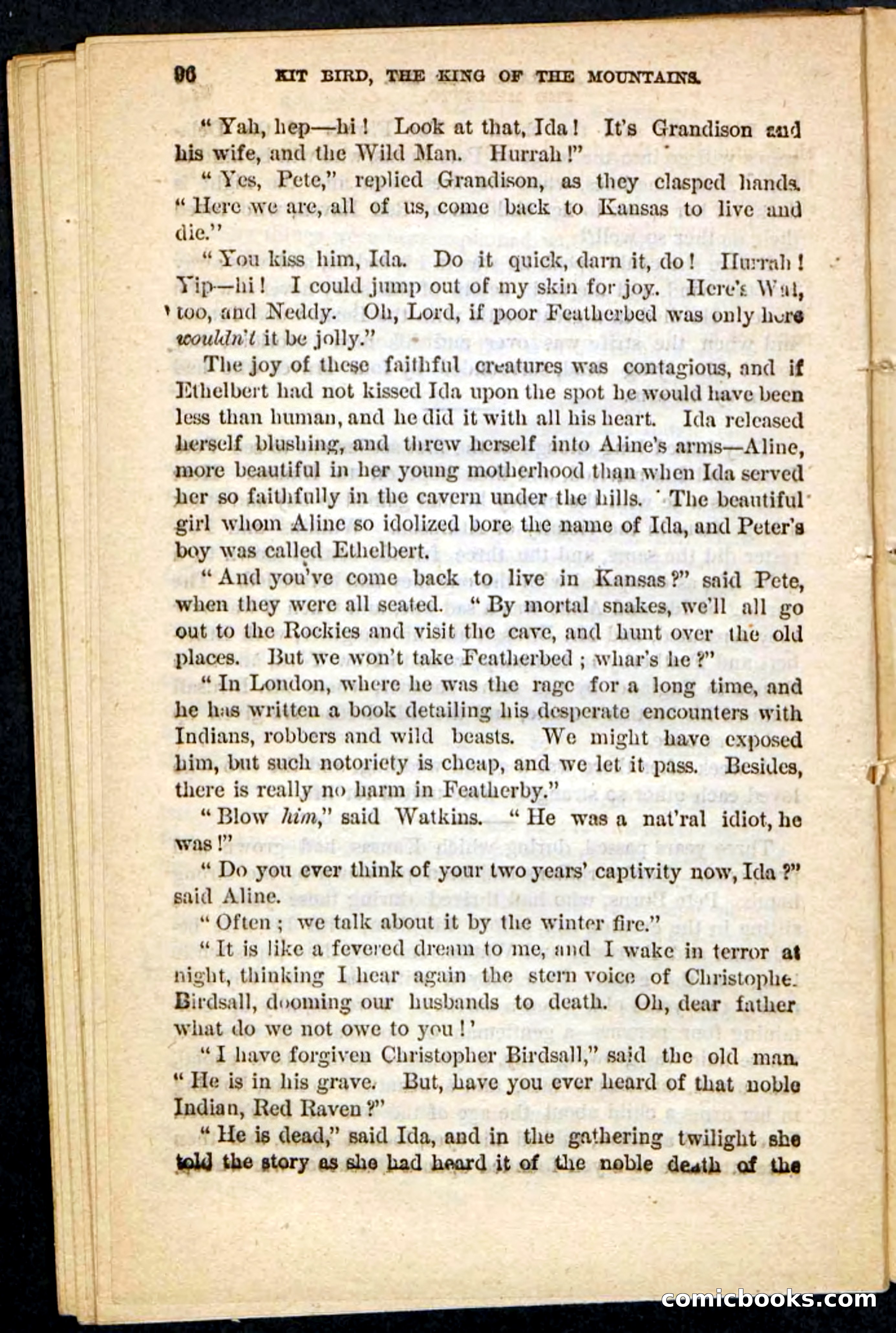 Kit Bird, Beadle's Pocket Novels No. 122 — page 92 of 100