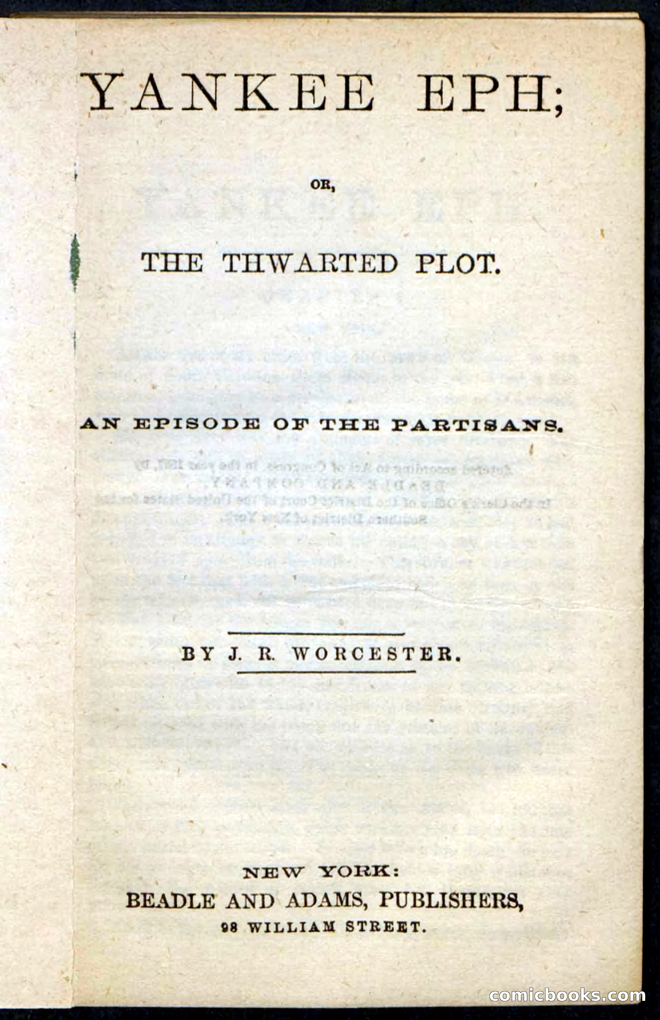 Beadle's Pocket Novels No. 126: Yankee Eph — page 3 of 100