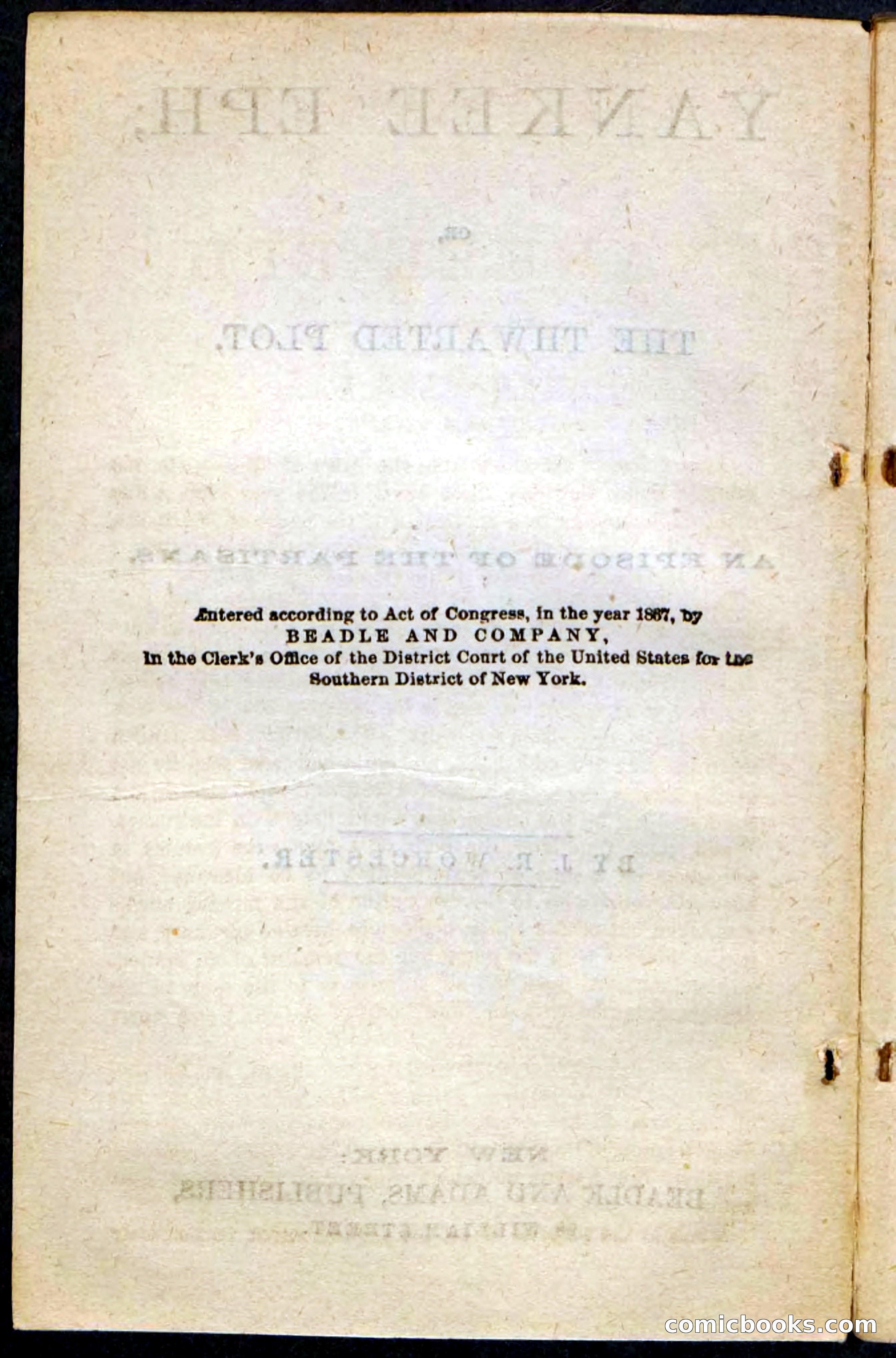 Beadle's Pocket Novels No. 126: Yankee Eph — page 4 of 100