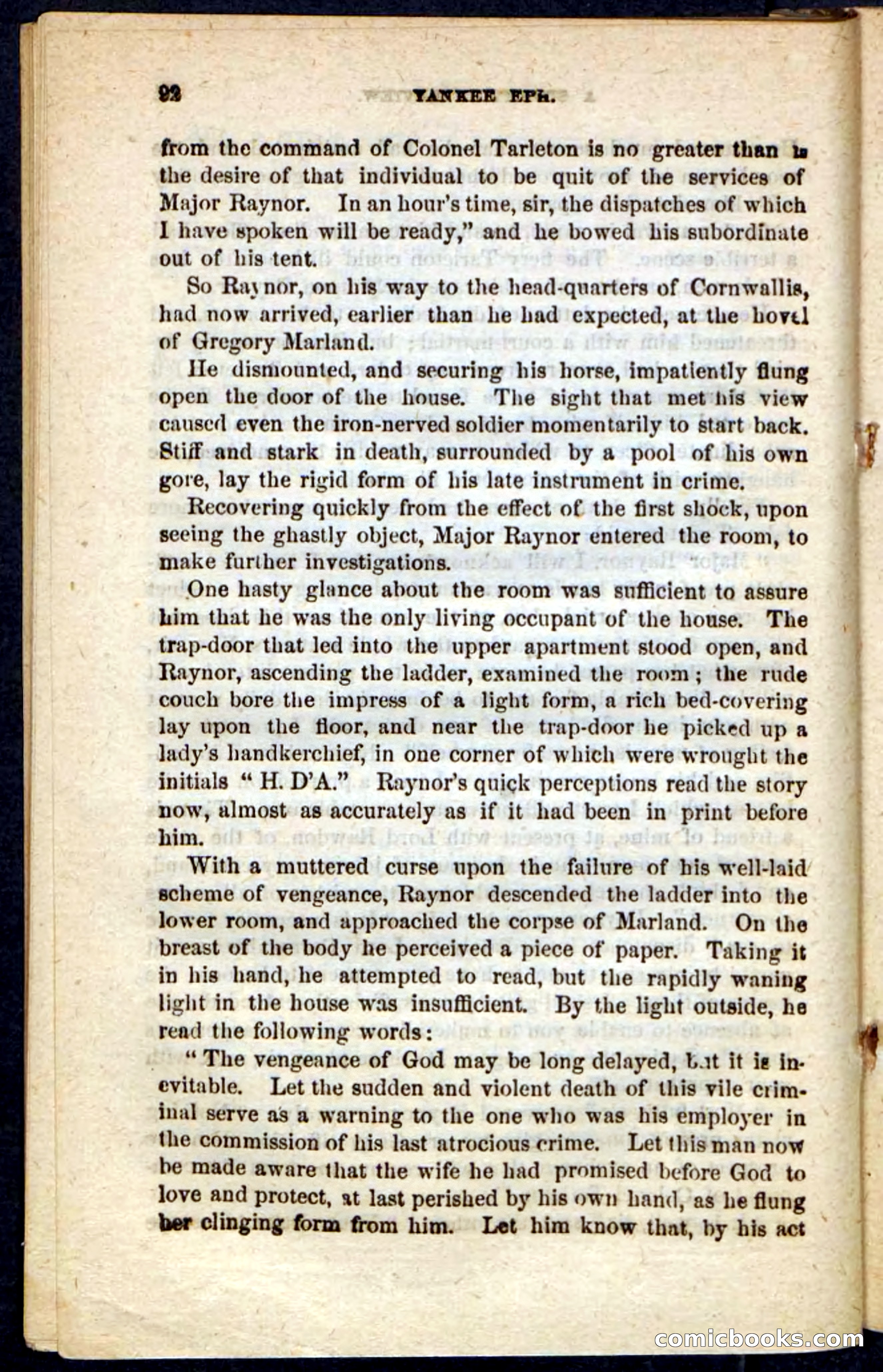 Beadle's Pocket Novels No. 126: Yankee Eph — page 88 of 100