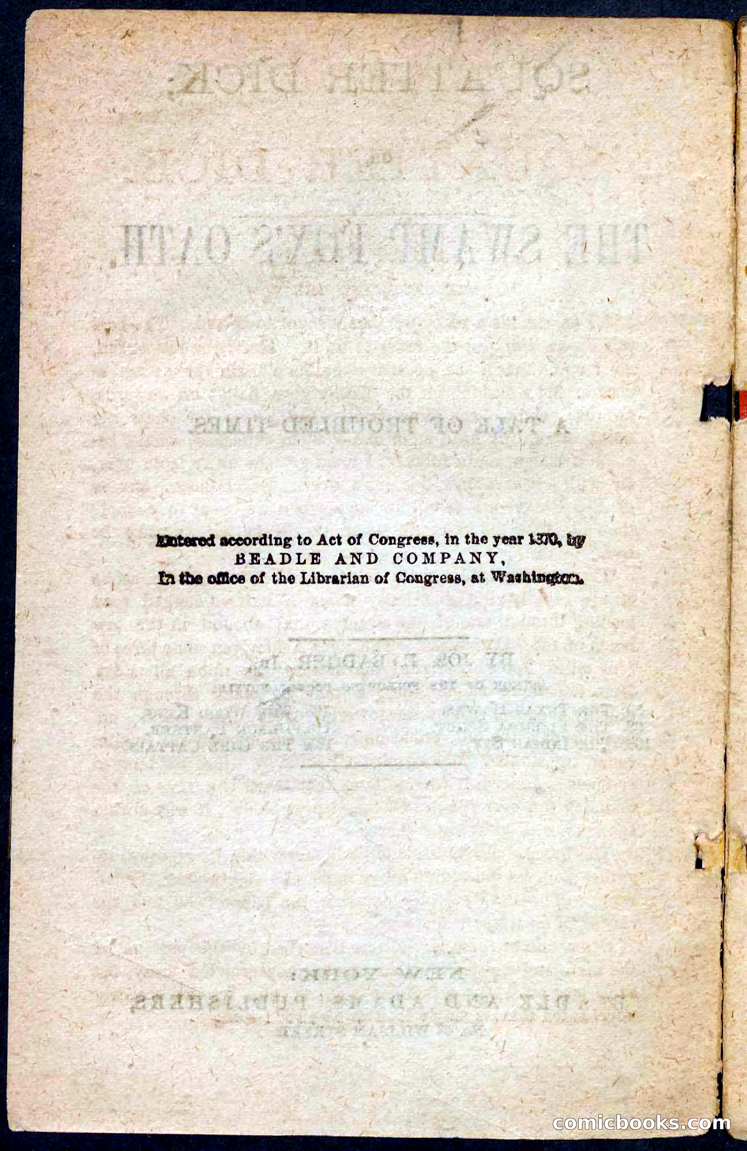 Beadle's Pocket Novels No. 128: Squatter Dick — page 4 of 100