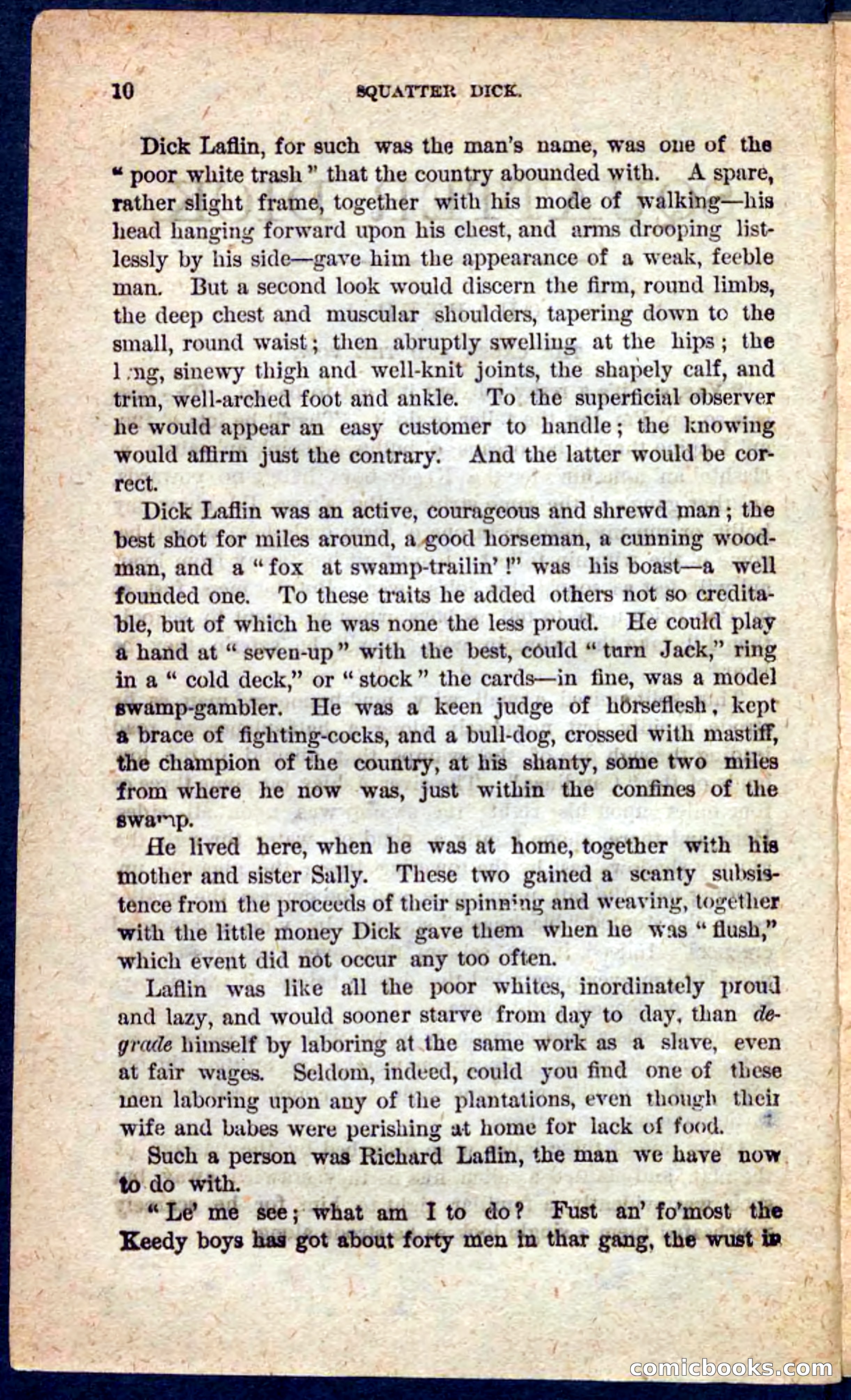 Beadle's Pocket Novels No. 128: Squatter Dick — page 6 of 100