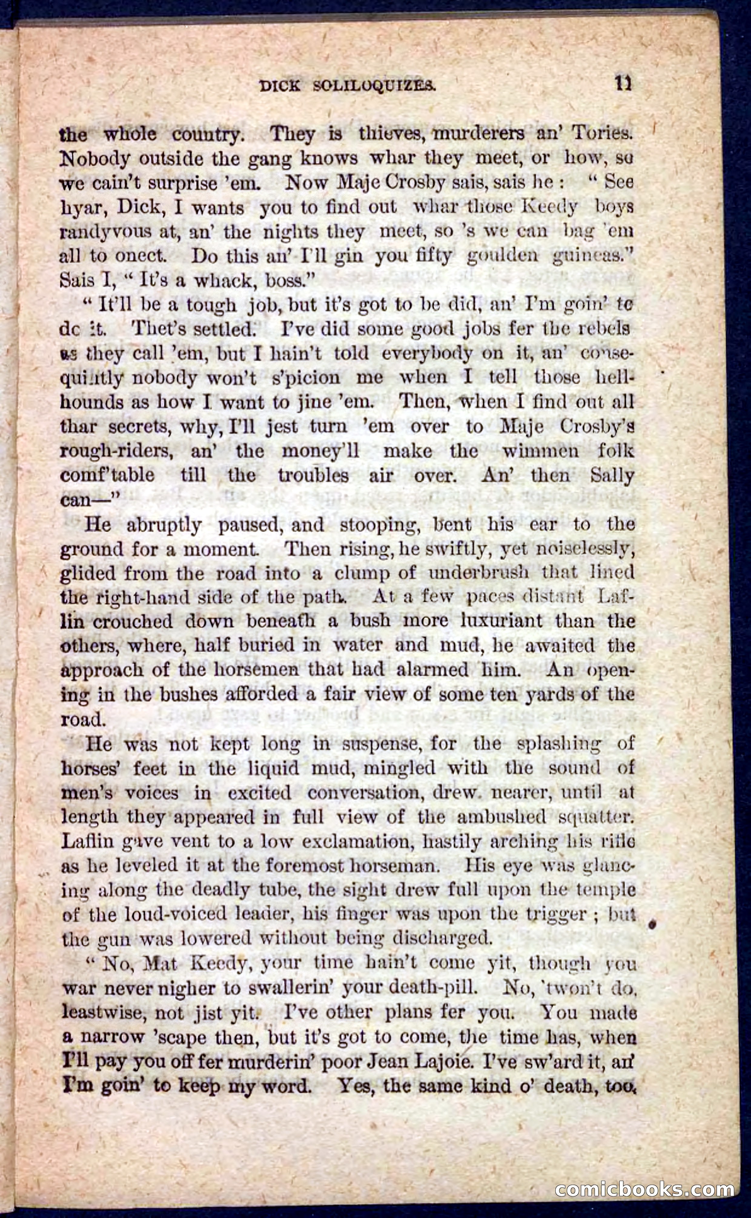 Beadle's Pocket Novels No. 128: Squatter Dick — page 7 of 100