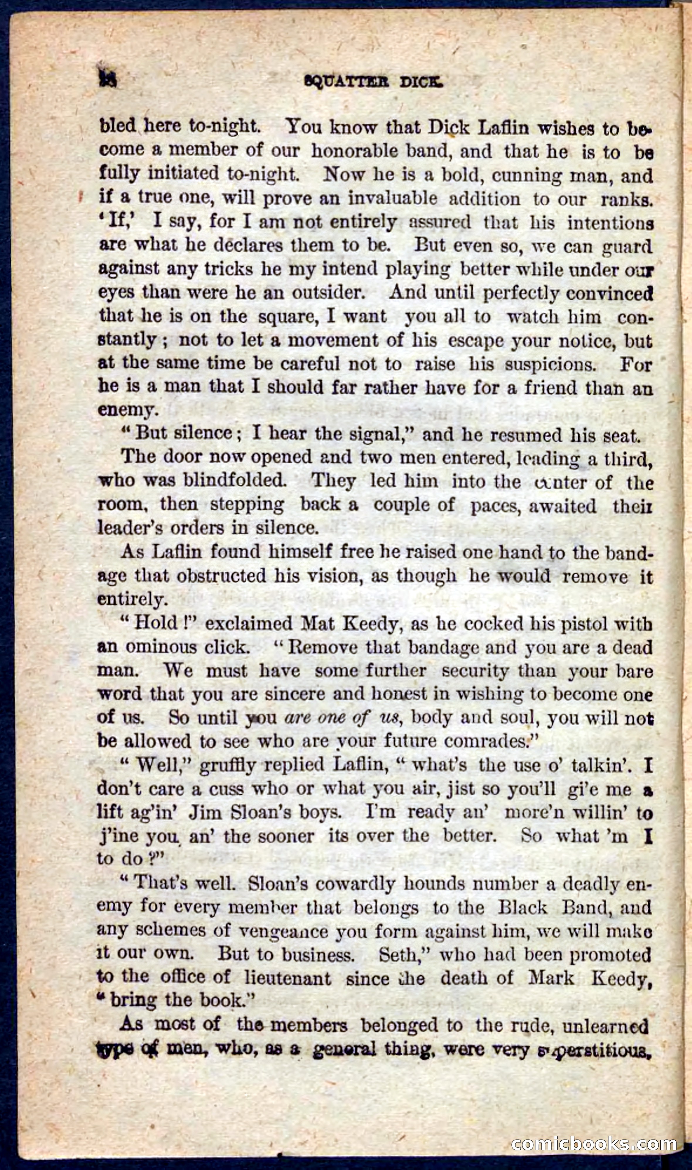 Beadle's Pocket Novels No. 128: Squatter Dick — page 24 of 100