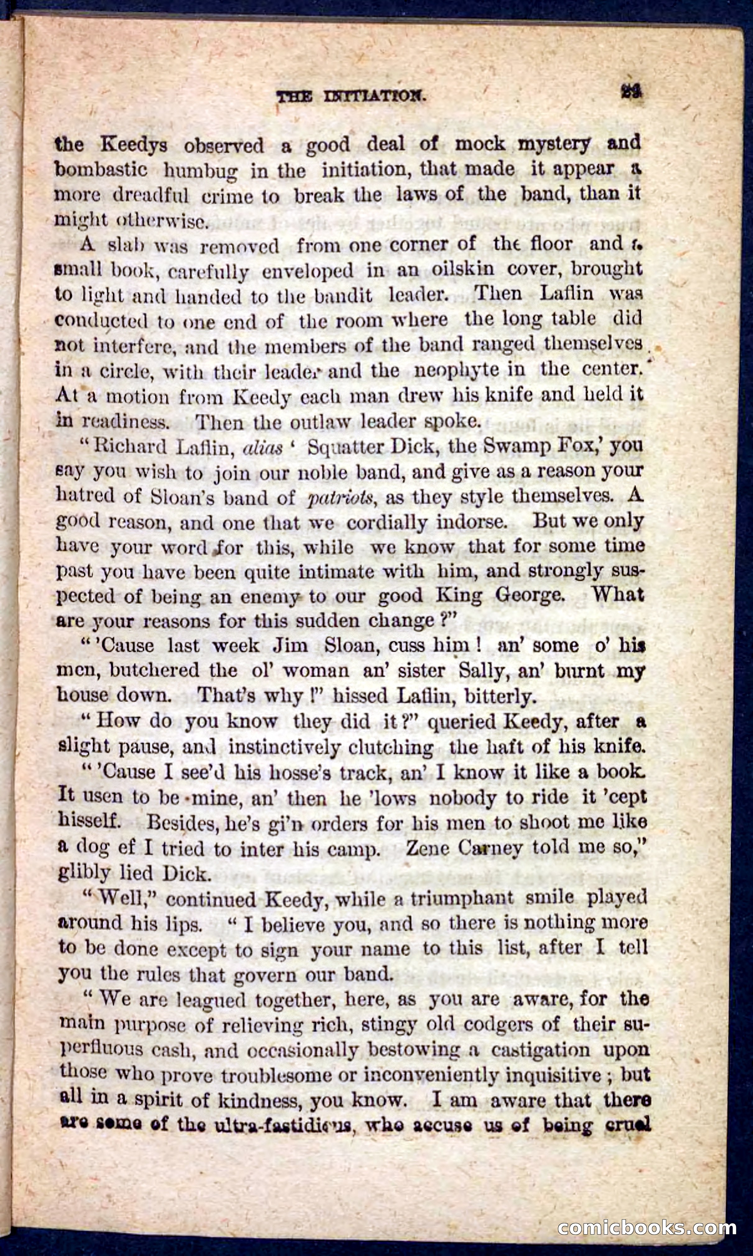 Beadle's Pocket Novels No. 128: Squatter Dick — page 25 of 100