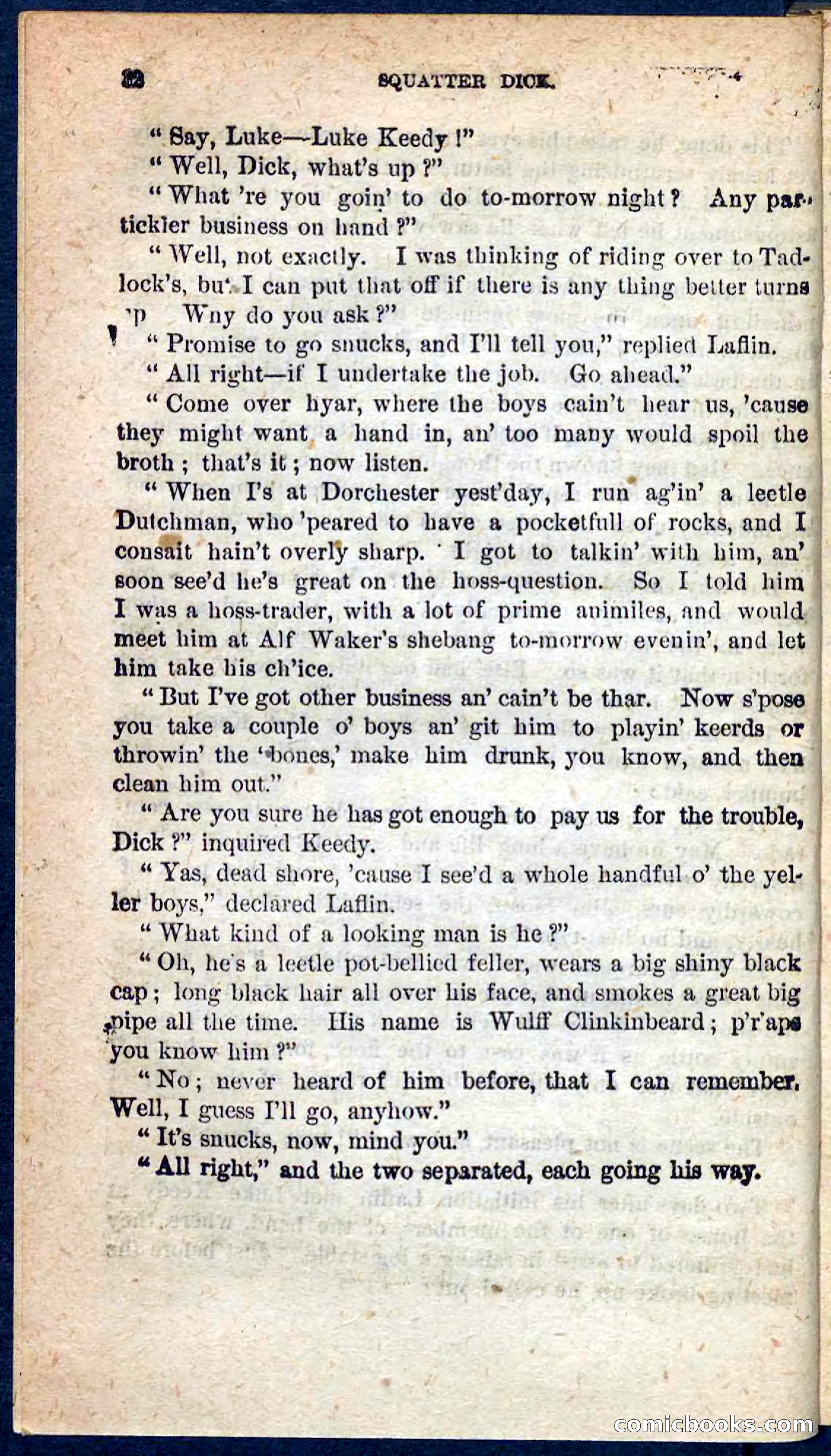 Beadle's Pocket Novels No. 128: Squatter Dick — page 28 of 100
