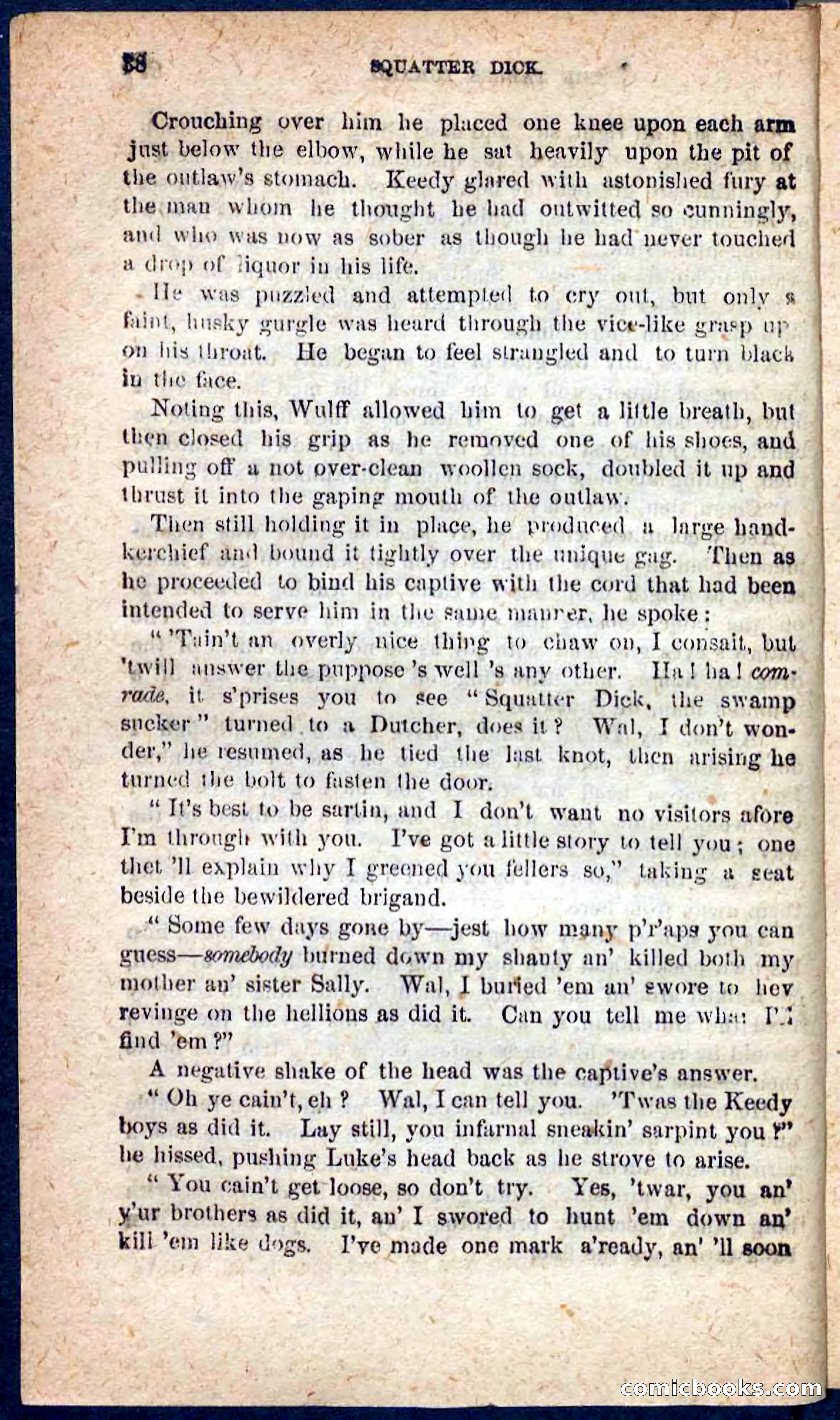 Beadle's Pocket Novels No. 128: Squatter Dick — page 34 of 100