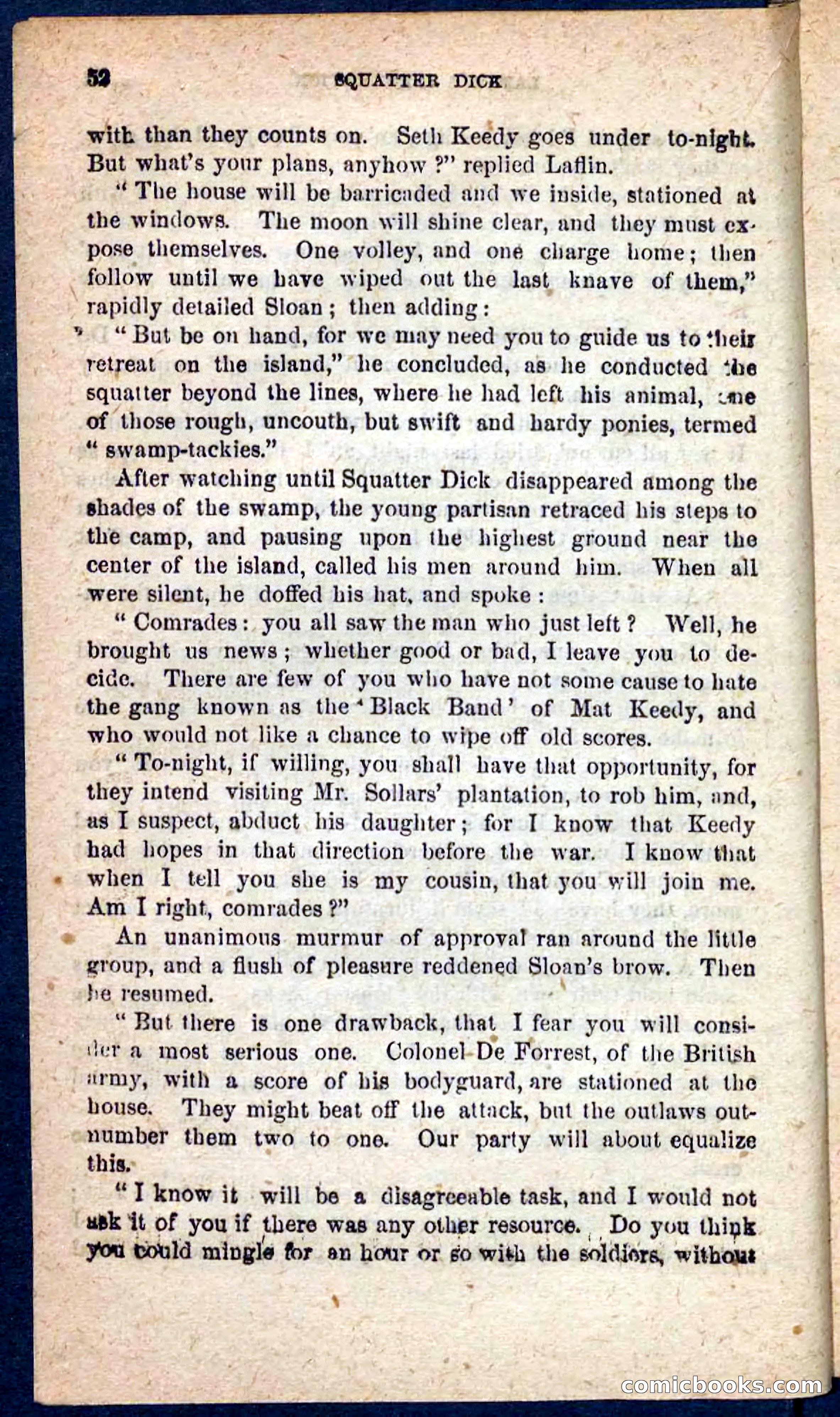 Beadle's Pocket Novels No. 128: Squatter Dick — page 48 of 100