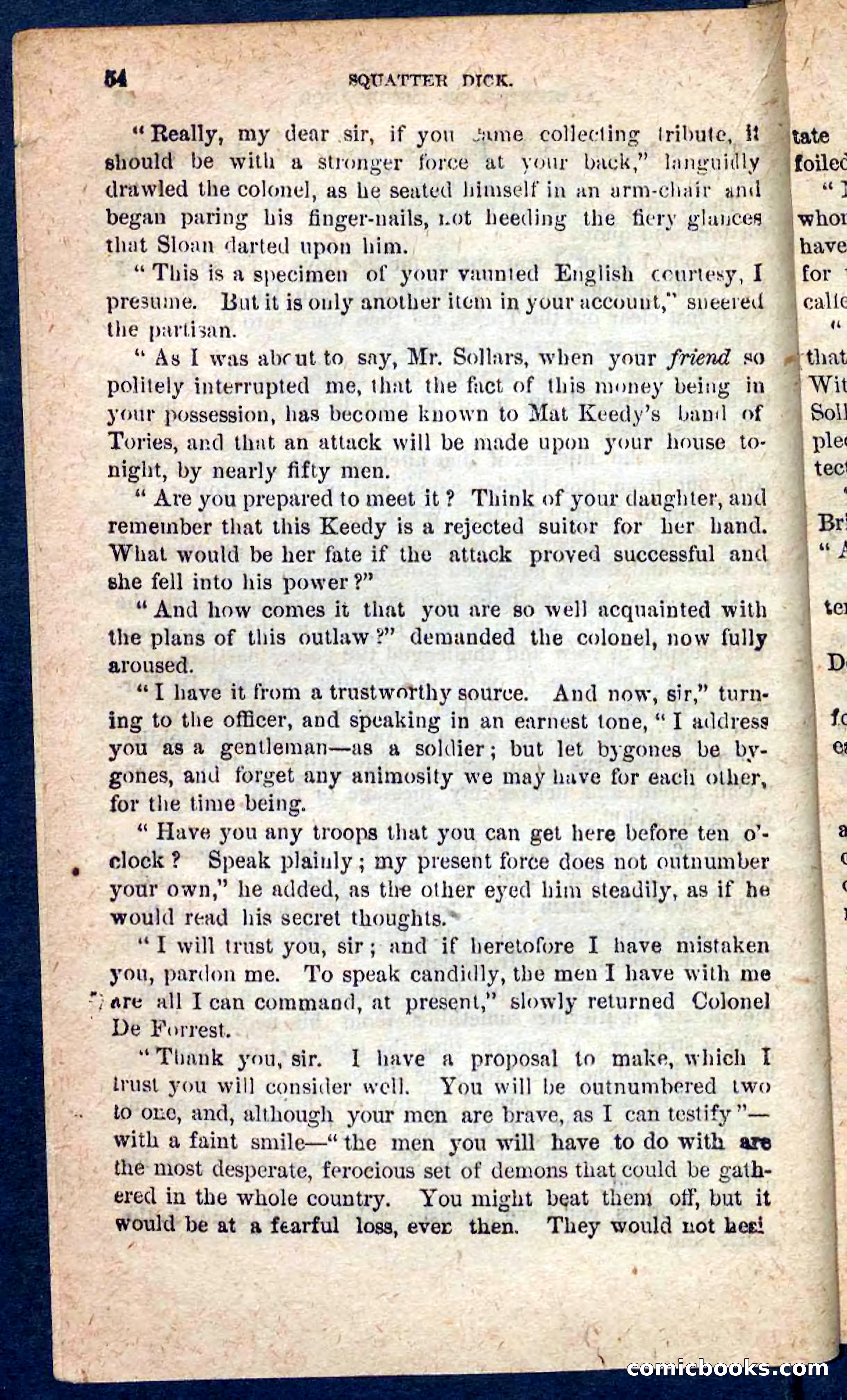 Beadle's Pocket Novels No. 128: Squatter Dick — page 50 of 100