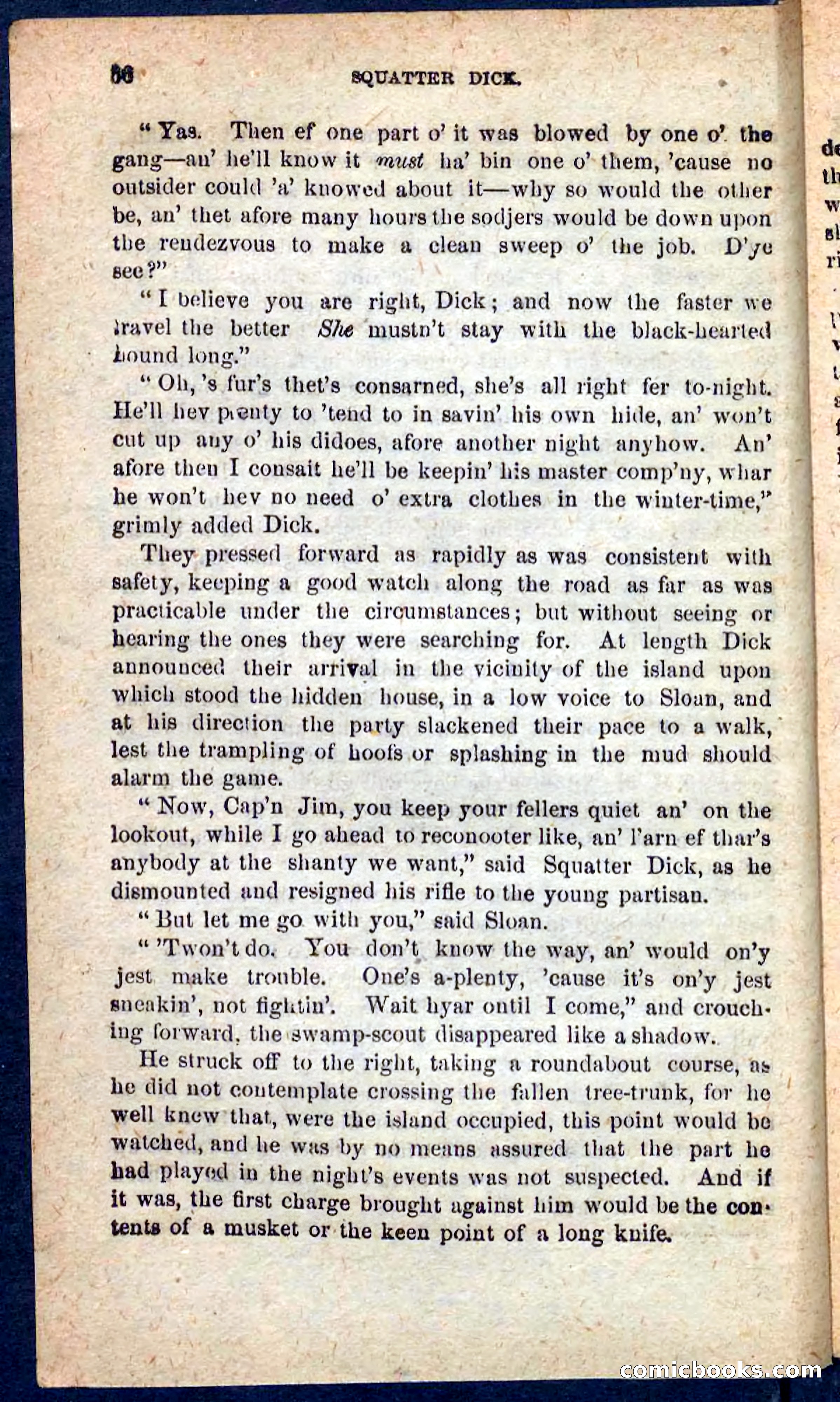 Beadle's Pocket Novels No. 128: Squatter Dick — page 62 of 100
