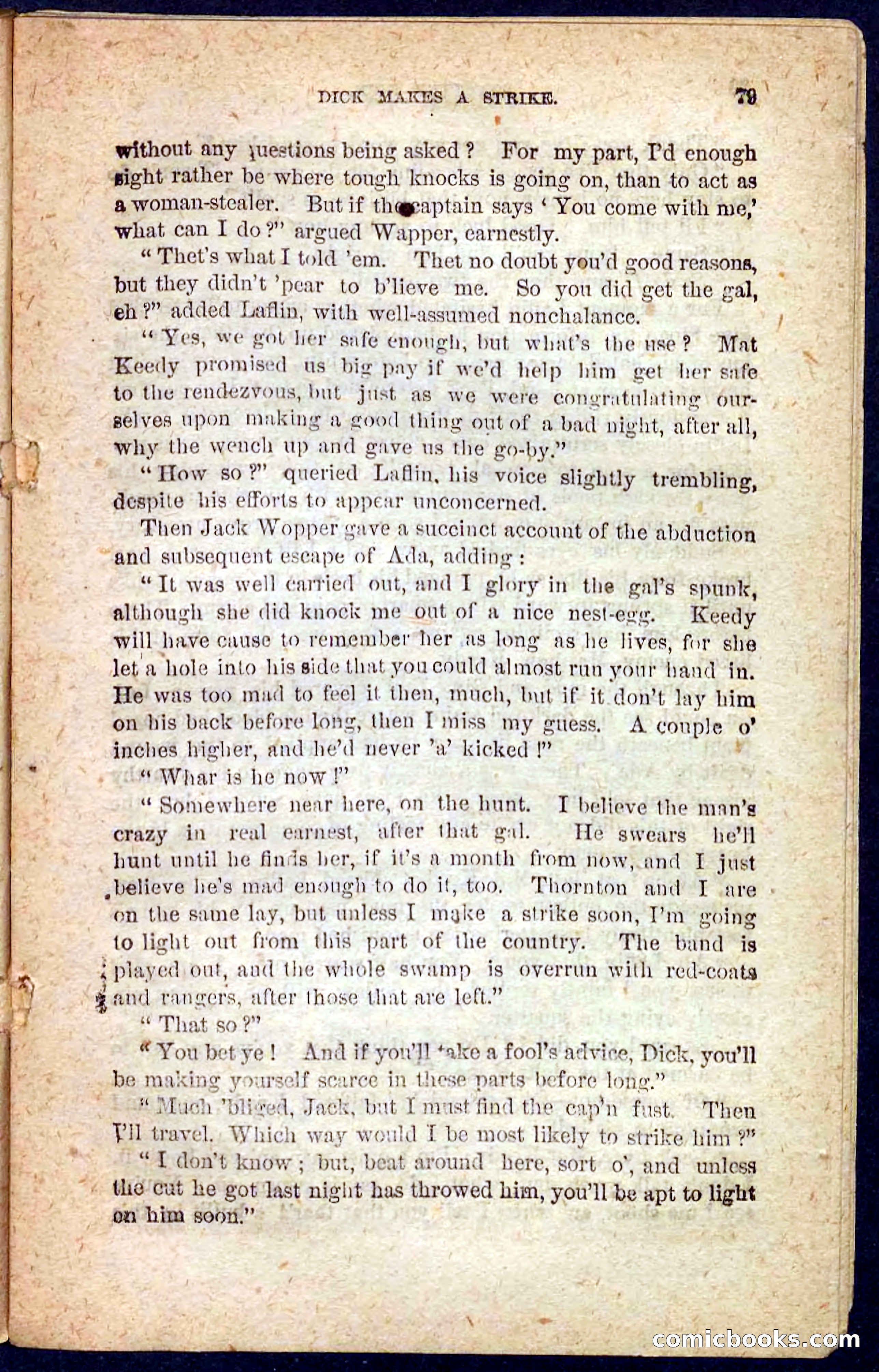 Beadle's Pocket Novels No. 128: Squatter Dick — page 75 of 100