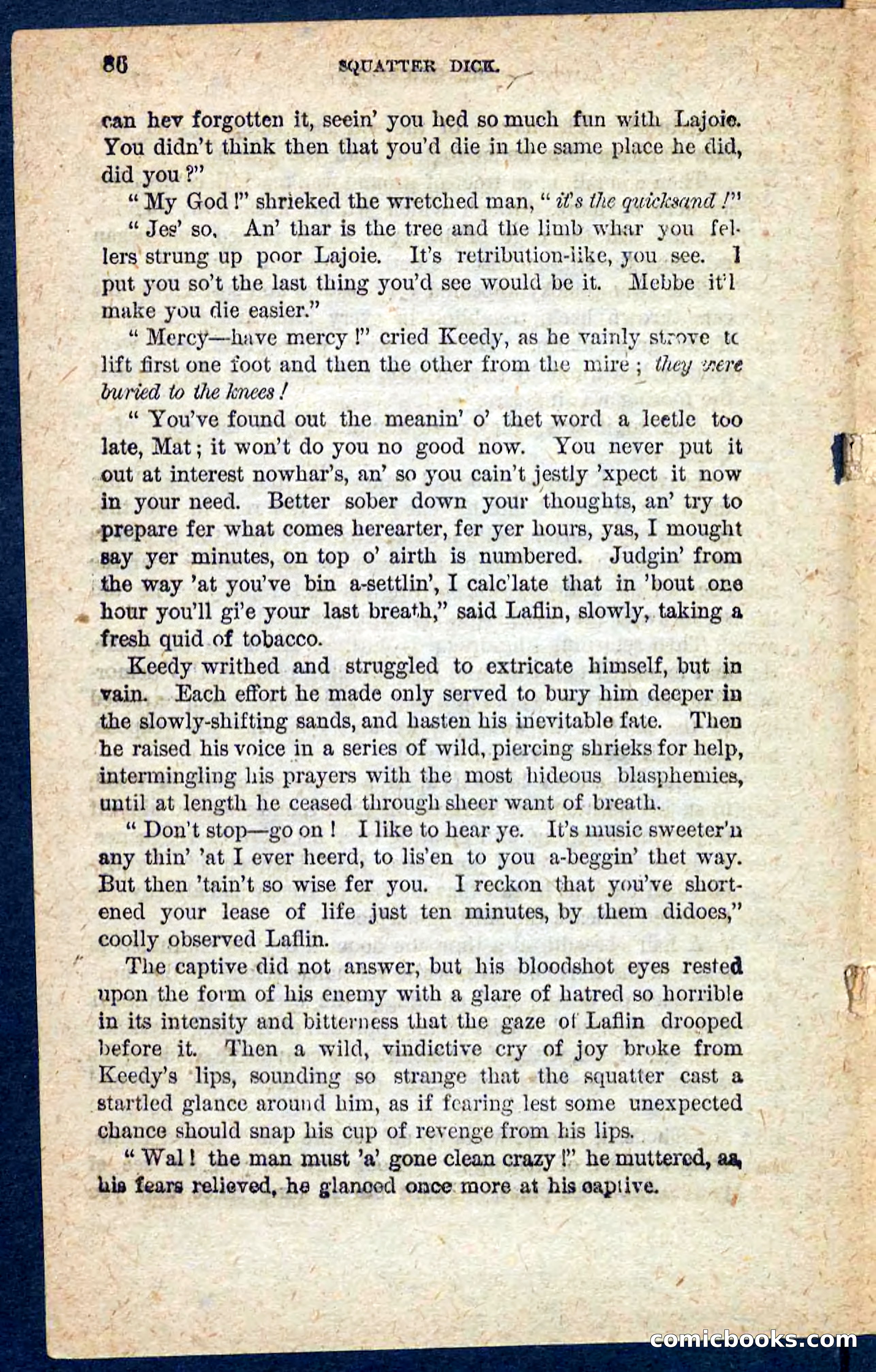 Beadle's Pocket Novels No. 128: Squatter Dick — page 82 of 100
