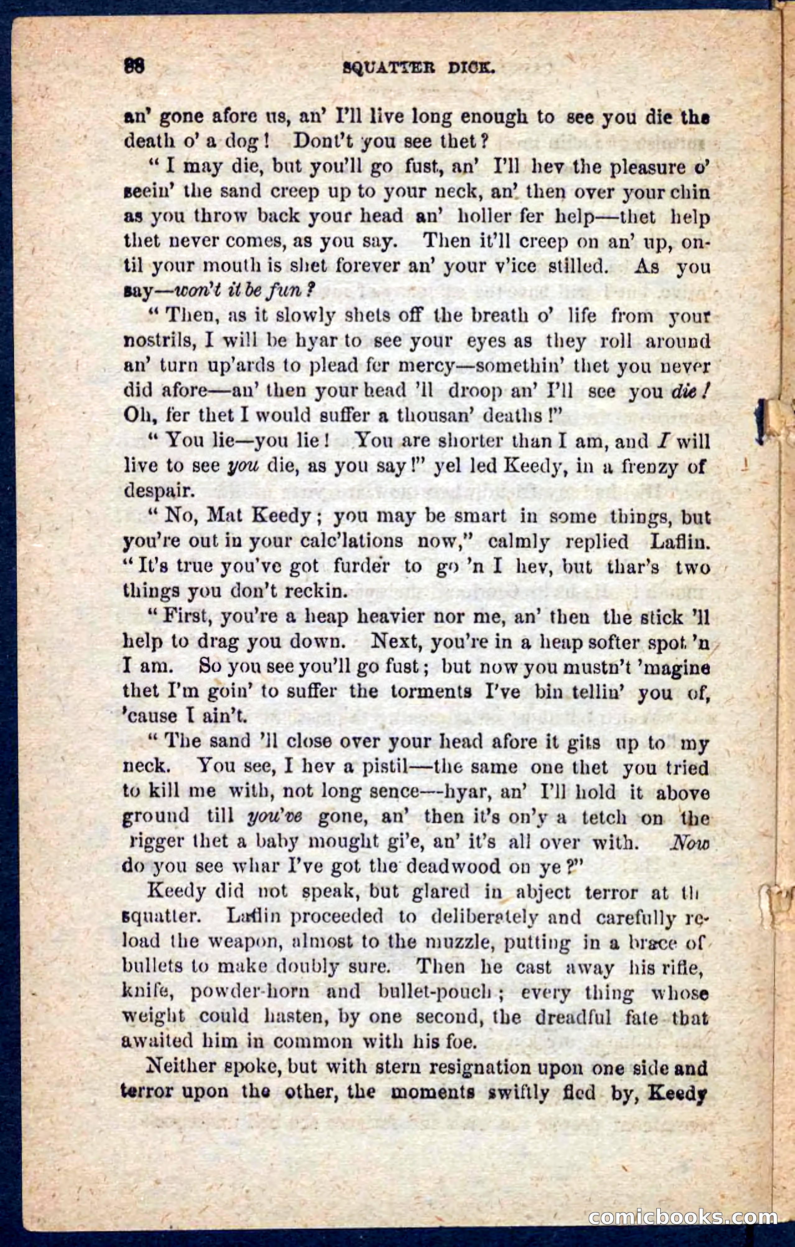 Beadle's Pocket Novels No. 128: Squatter Dick — page 84 of 100