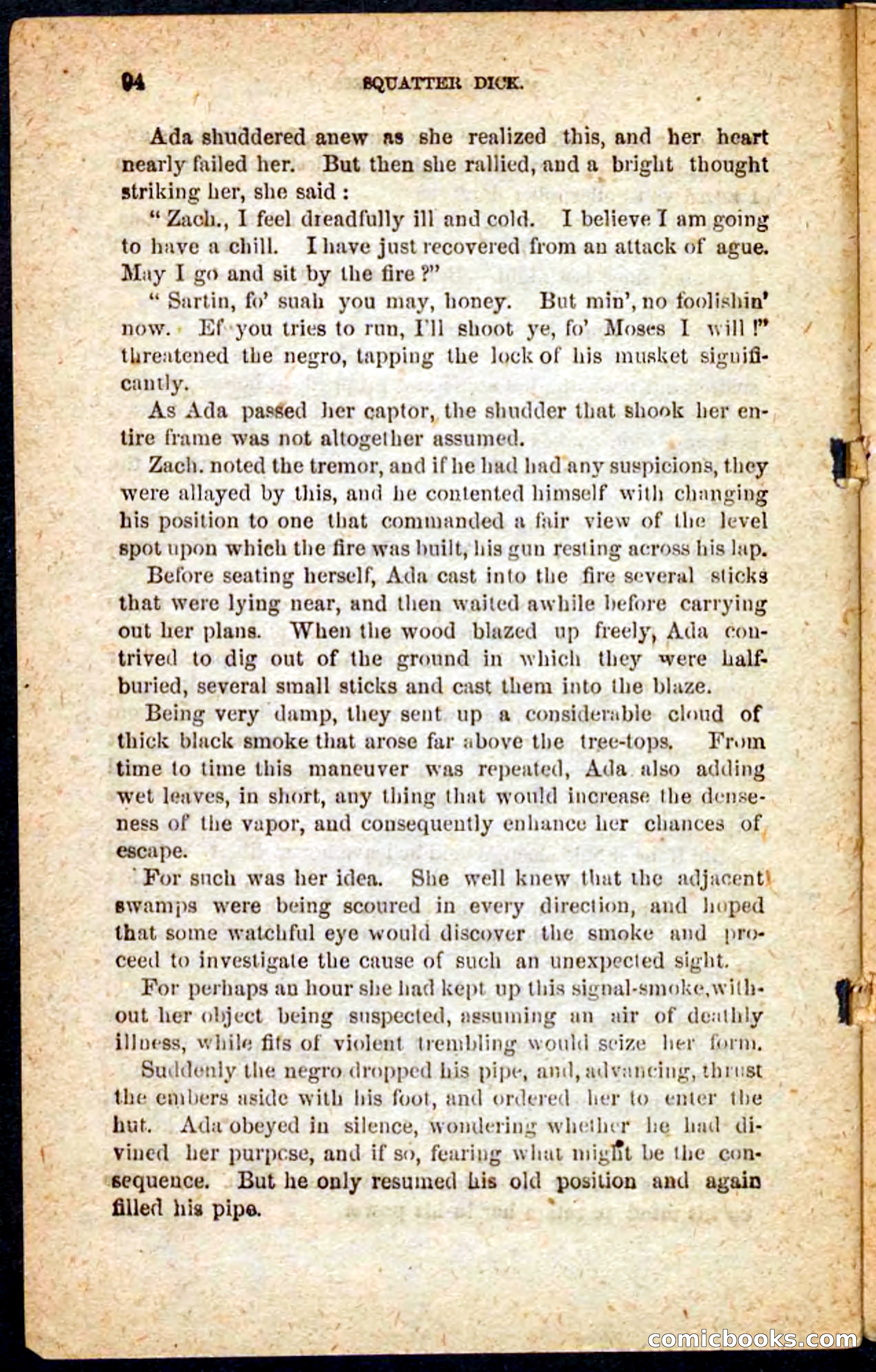Beadle's Pocket Novels No. 128: Squatter Dick — page 90 of 100