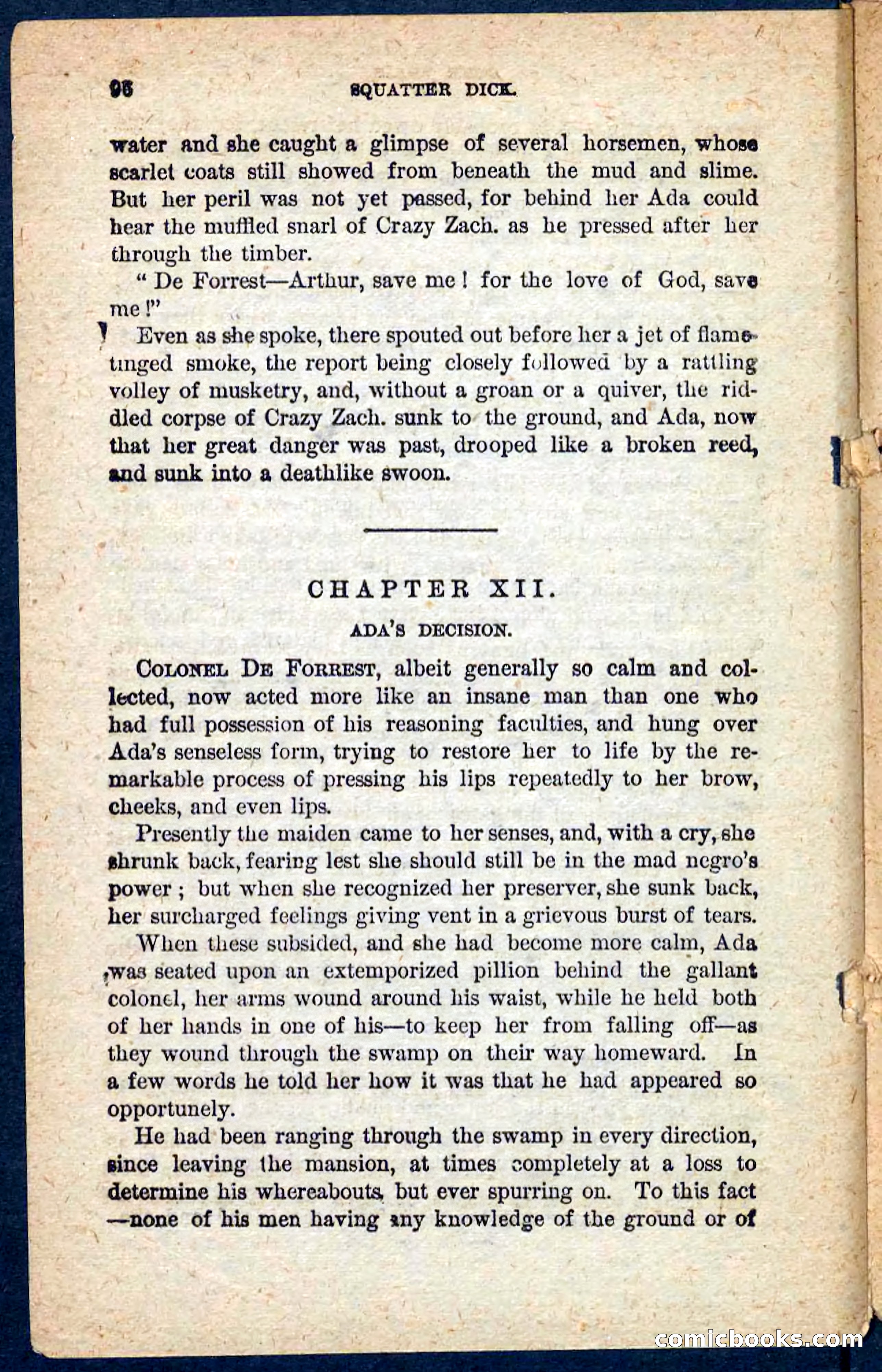 Beadle's Pocket Novels No. 128: Squatter Dick — page 92 of 100